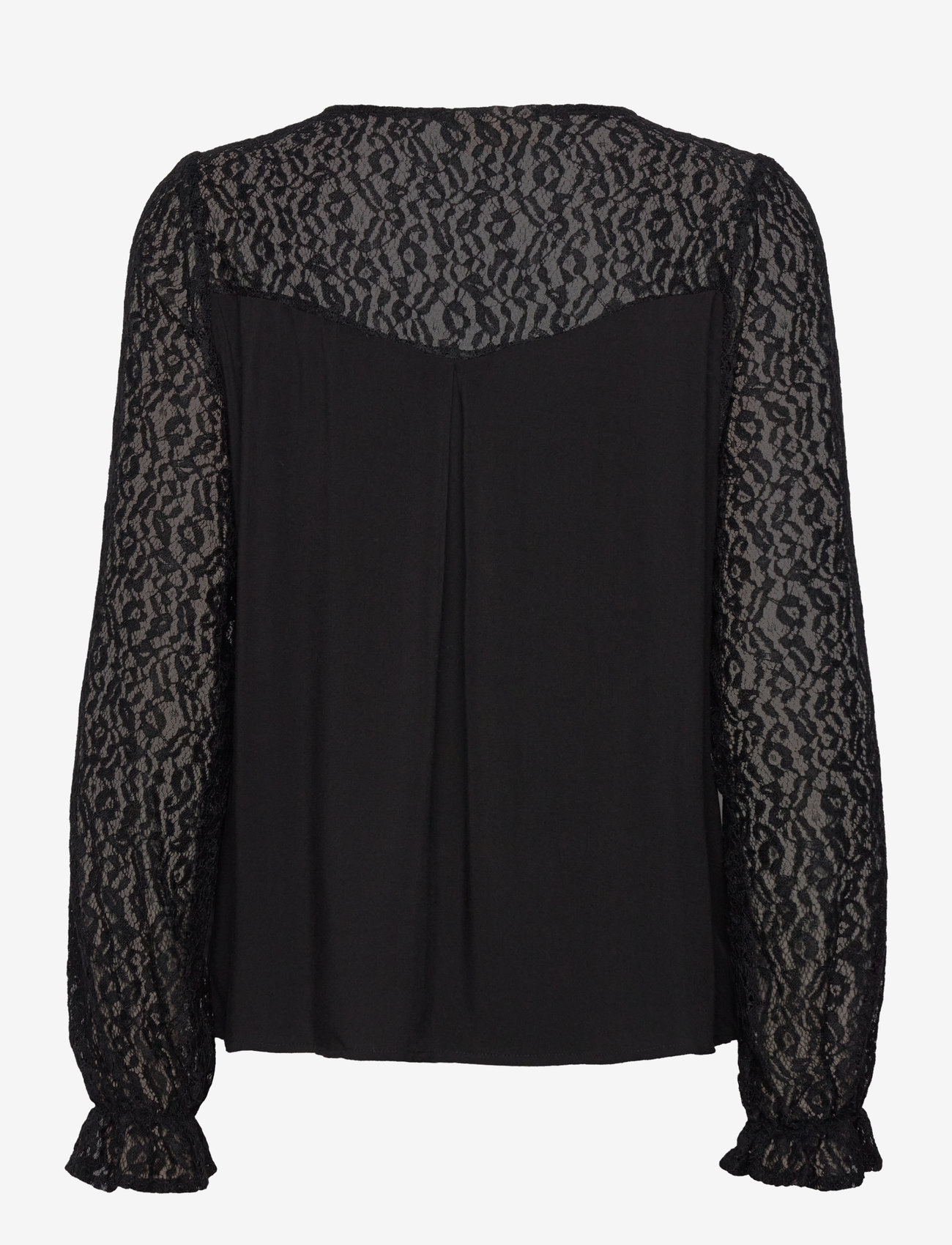 FREE/QUENT - FQVIALIPA-BLOUSE - langærmede bluser - black - 1