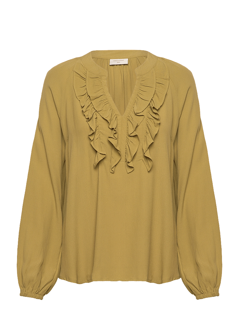 FREE/QUENT - FQBLUMA-BLOUSE - langærmede bluser - willow - 1