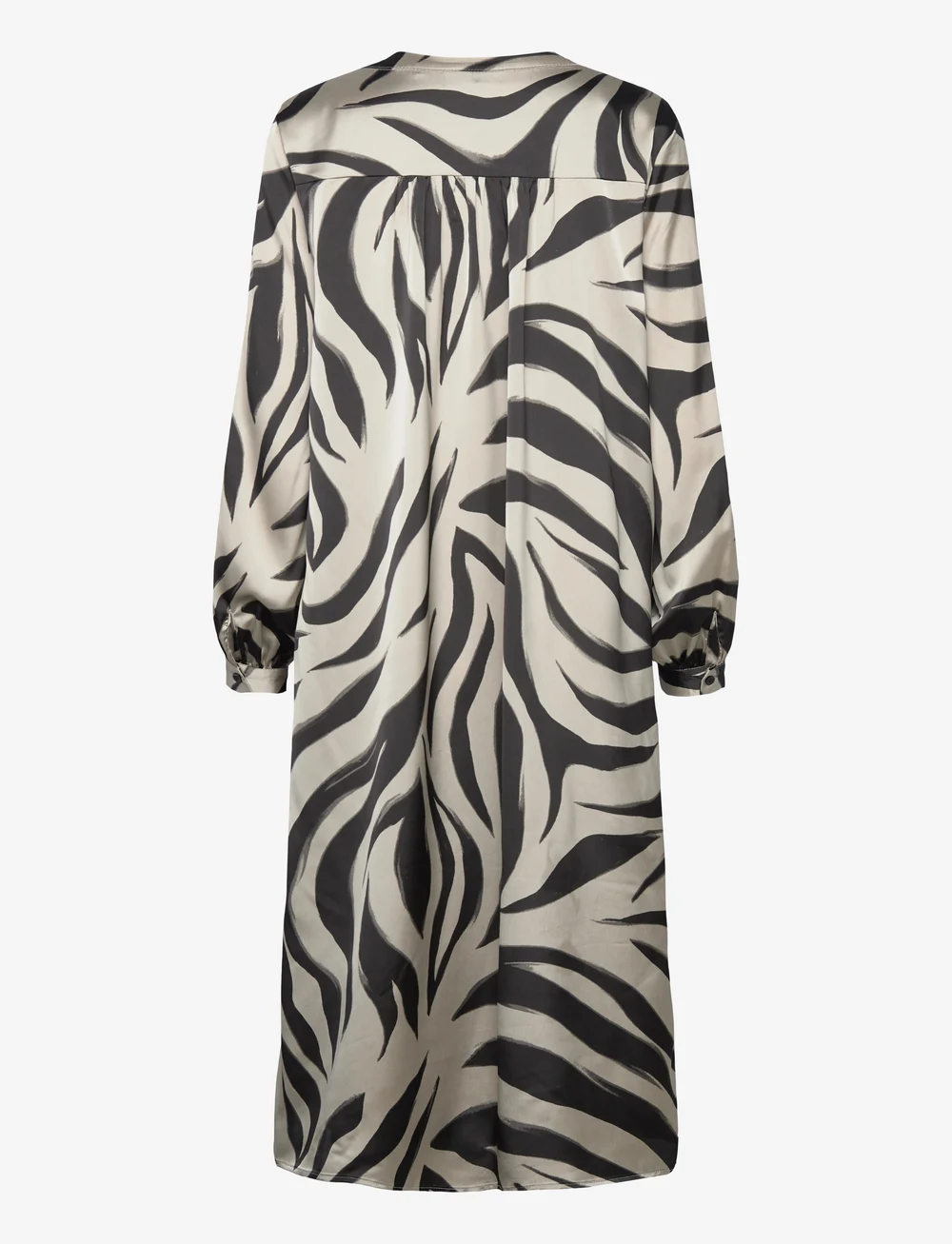 FREE/QUENT - FQBLOSA-DRESS - skjortklänningar - black w. silver cloud - 1