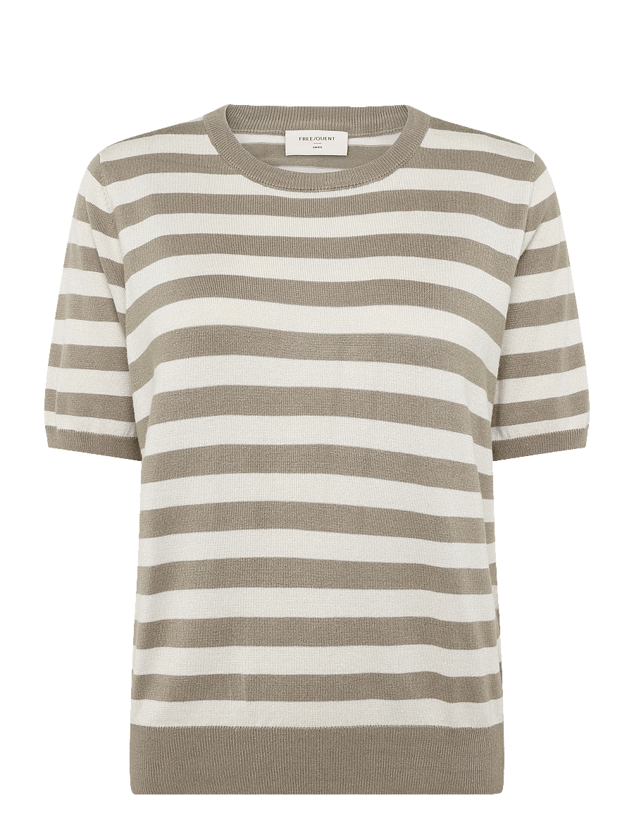 FREE/QUENT - FQJOEL-PULLOVER - stickade tröjor - desert taupe w. moonbeam - 0