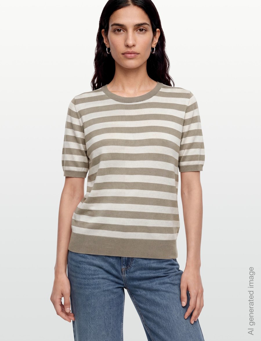 FREE/QUENT - FQJOEL-PULLOVER - striktrøjer - desert taupe w. moonbeam - 3