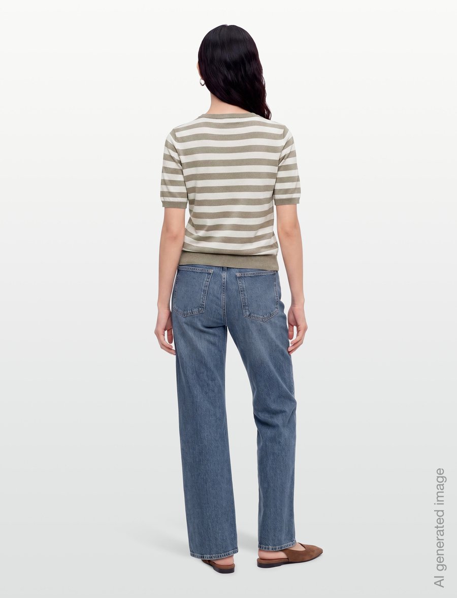 FREE/QUENT - FQJOEL-PULLOVER - striktrøjer - desert taupe w. moonbeam - 4