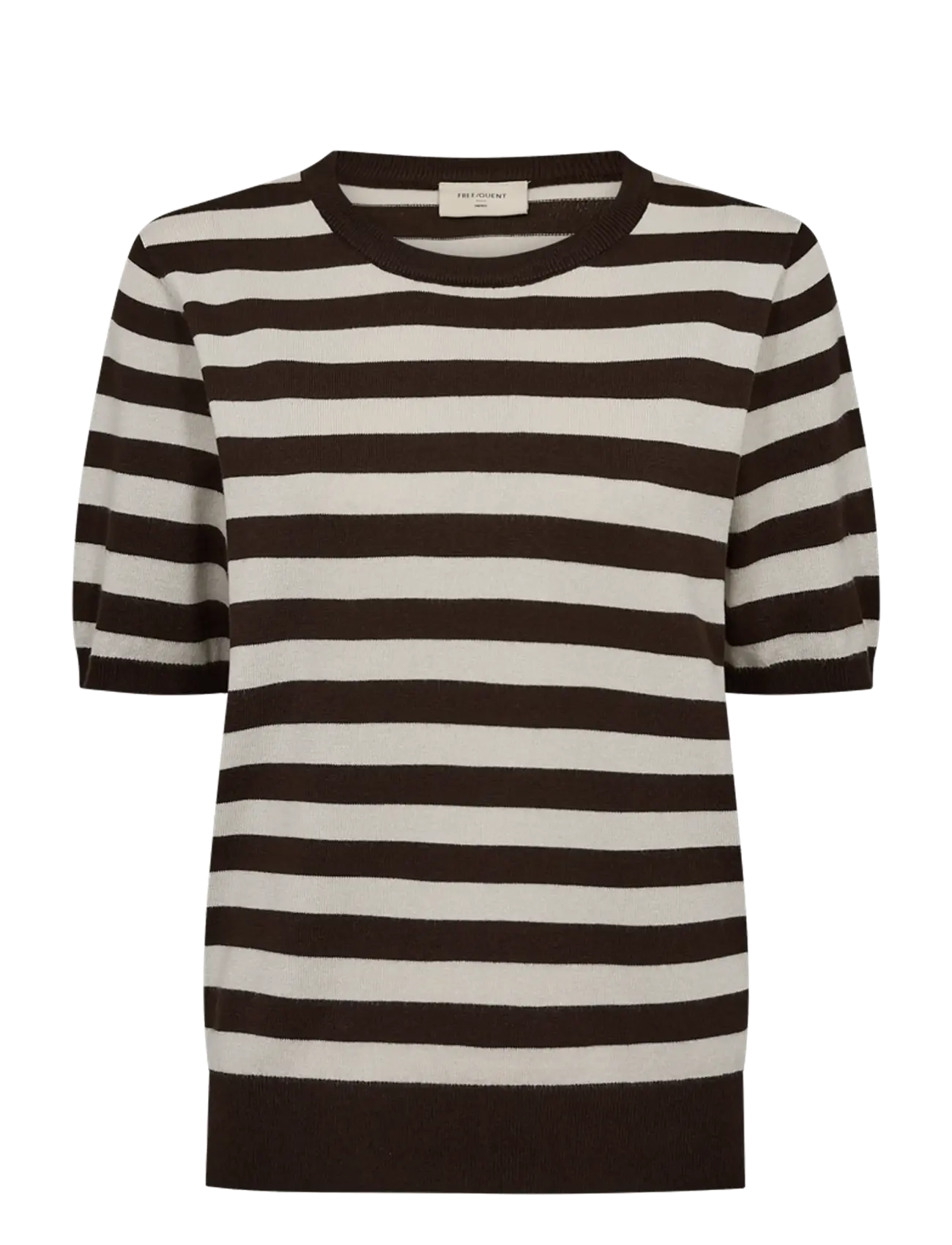 FREE/QUENT FQJOEL-PULLOVER - Strik - MOLE W. MOONBEAM / brown