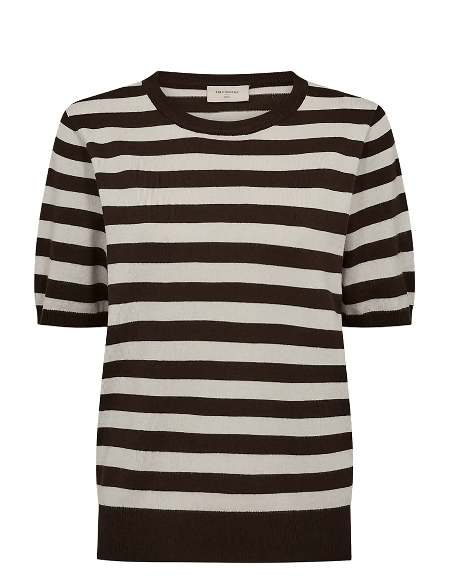 FREE/QUENT - FQJOEL-PULLOVER - striktrøjer - mole w. moonbeam - 0