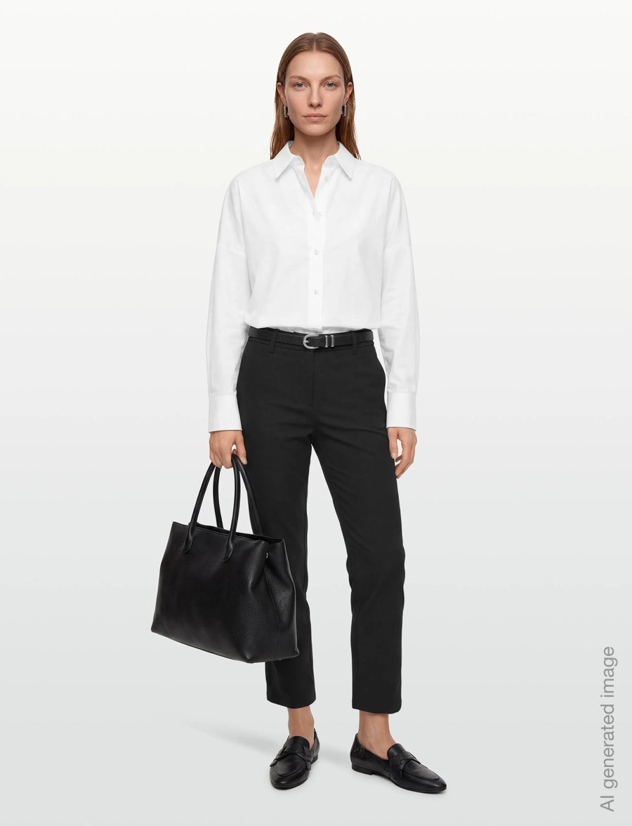 FREE/QUENT - FQMAYA-PANTS - sirged püksid - black - 0