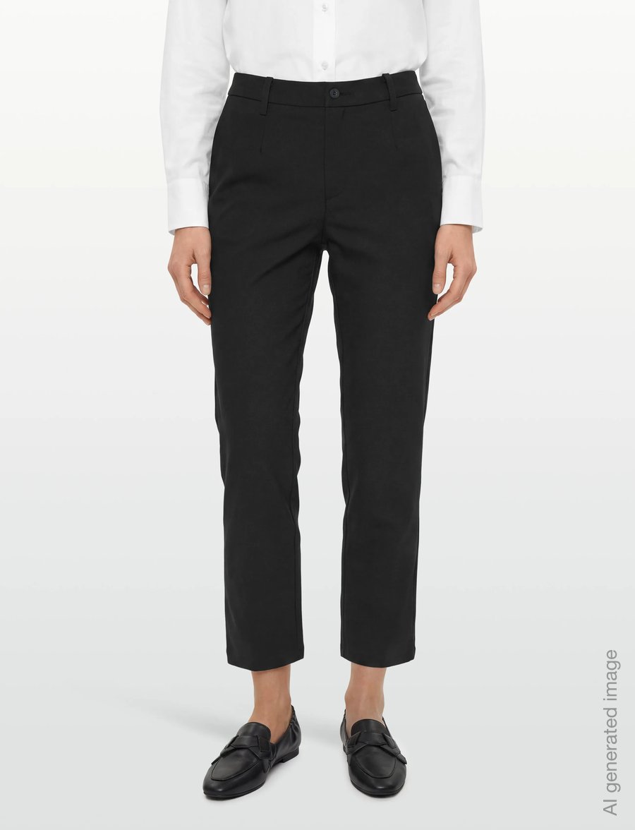 FREE/QUENT - FQMAYA-PANTS - sirged püksid - black - 3