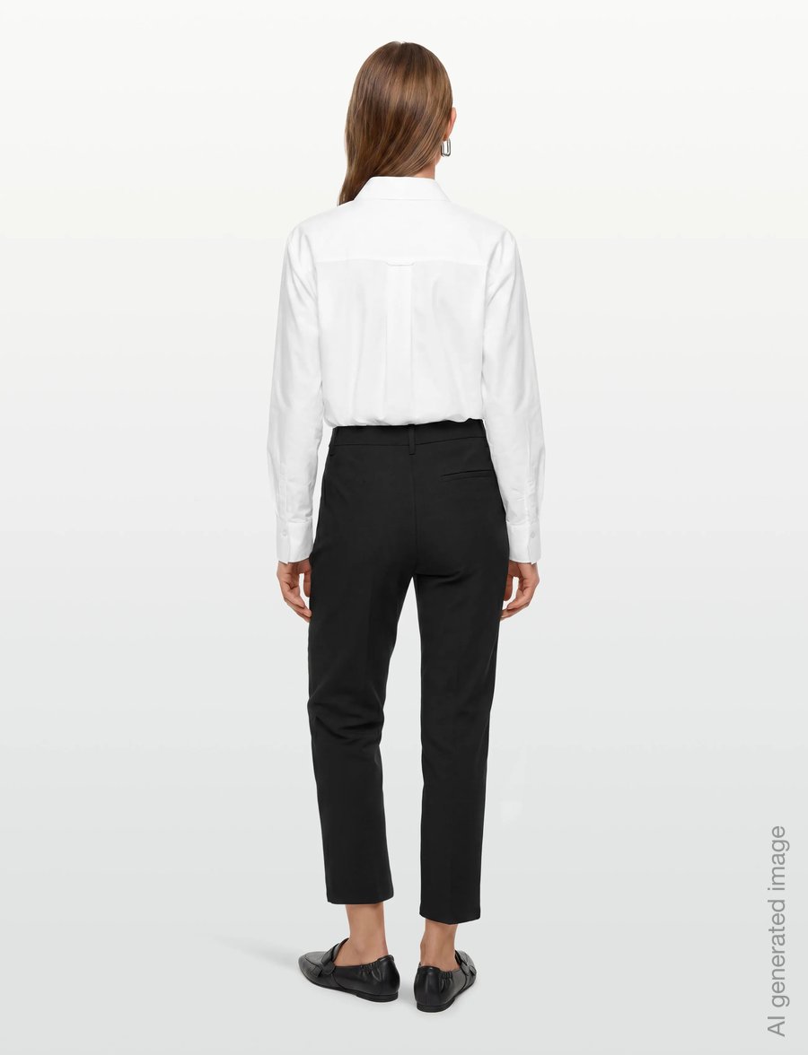 FREE/QUENT - FQMAYA-PANTS - sirged püksid - black - 4
