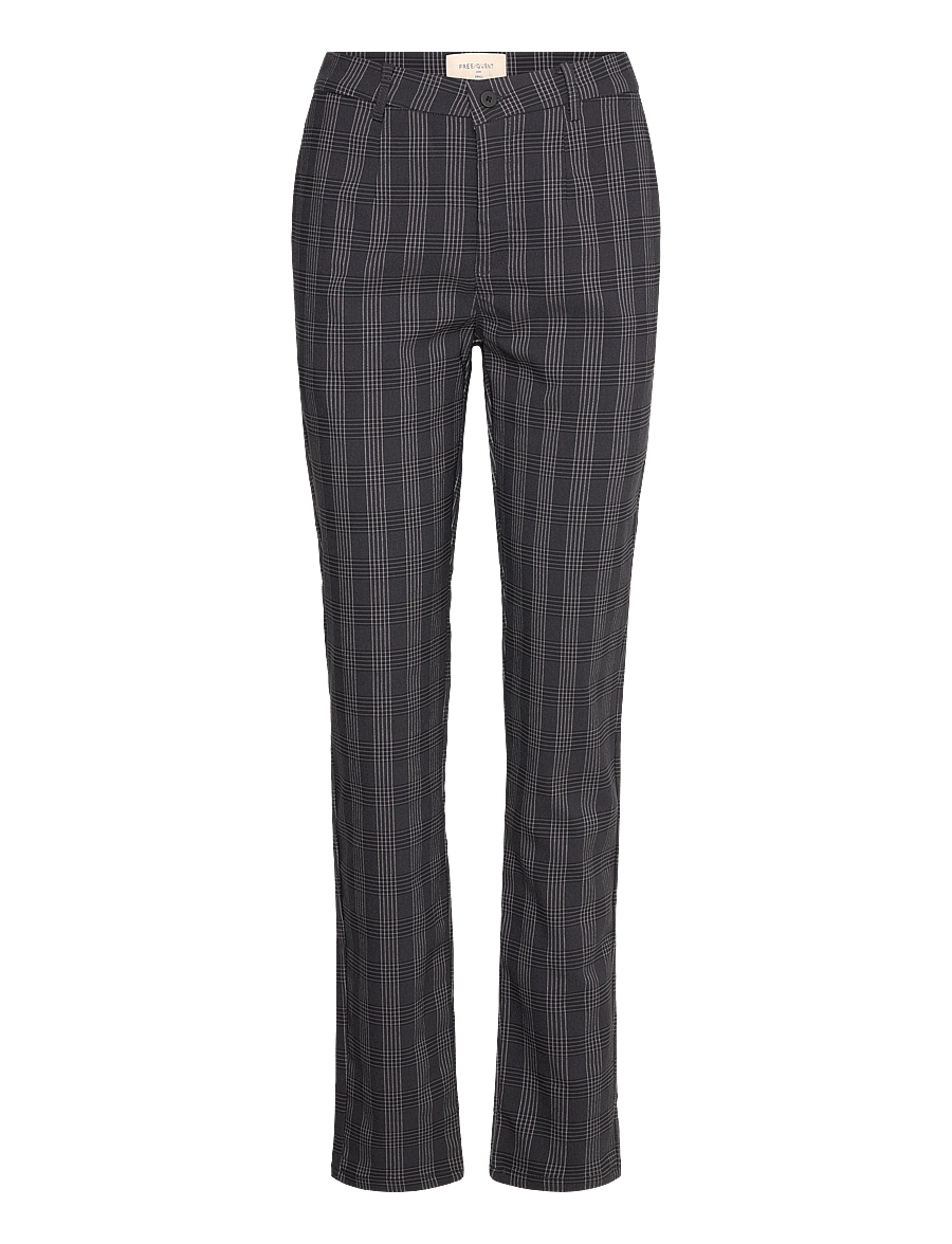 FREE/QUENT - FQMAYA-PANTS - kostymbyxor - black w. medium grey mel. - 0
