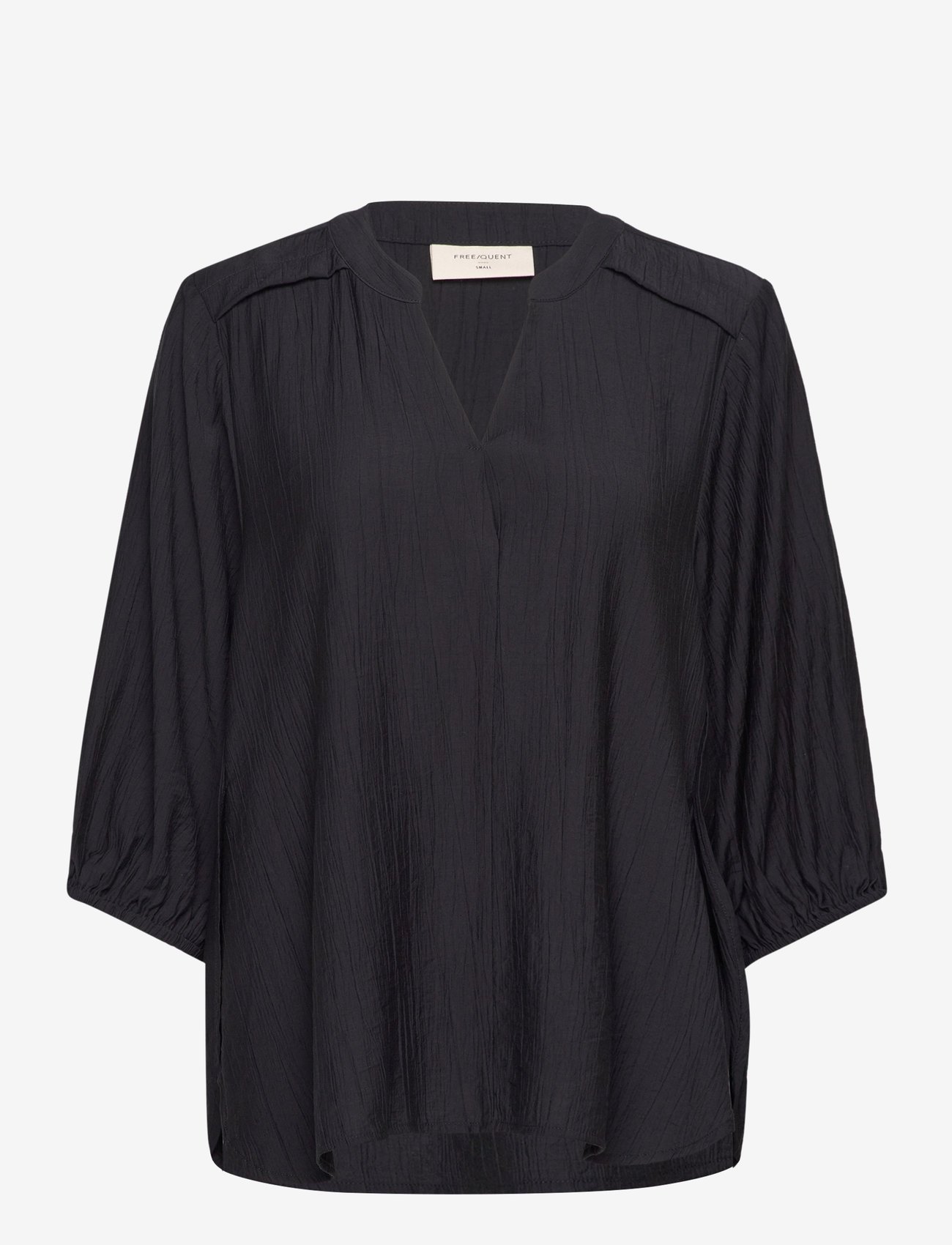 FREE/QUENT - FQLAGUNA-BLOUSE - långärmade blusar - black - 0