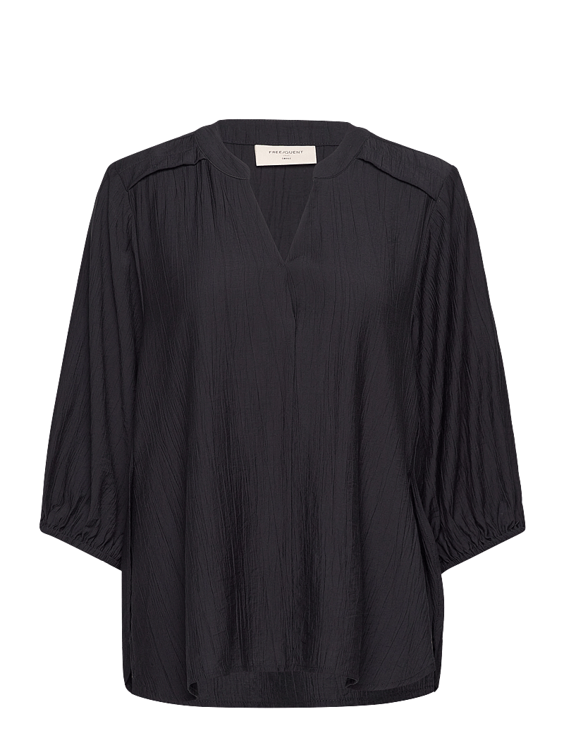 FREE/QUENT - FQLAGUNA-BLOUSE - långärmade blusar - black - 0