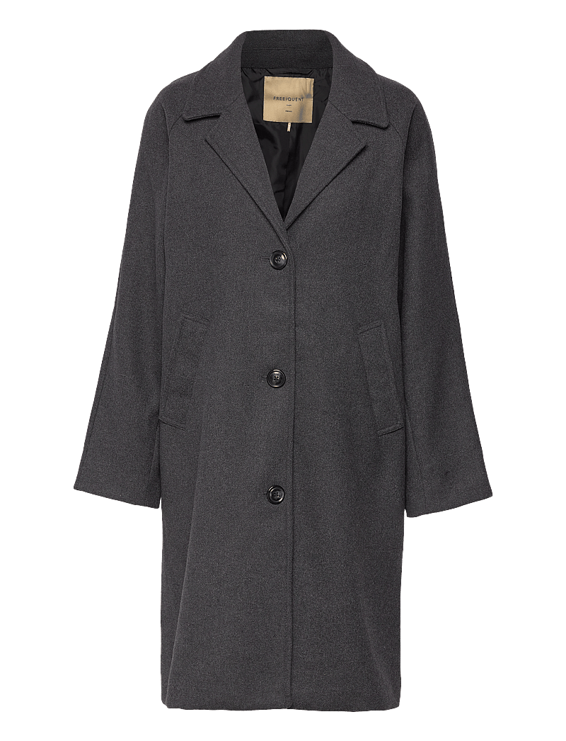 FREE/QUENT - FQMELLON-JACKET - vinterjakker - dark grey melange - 0