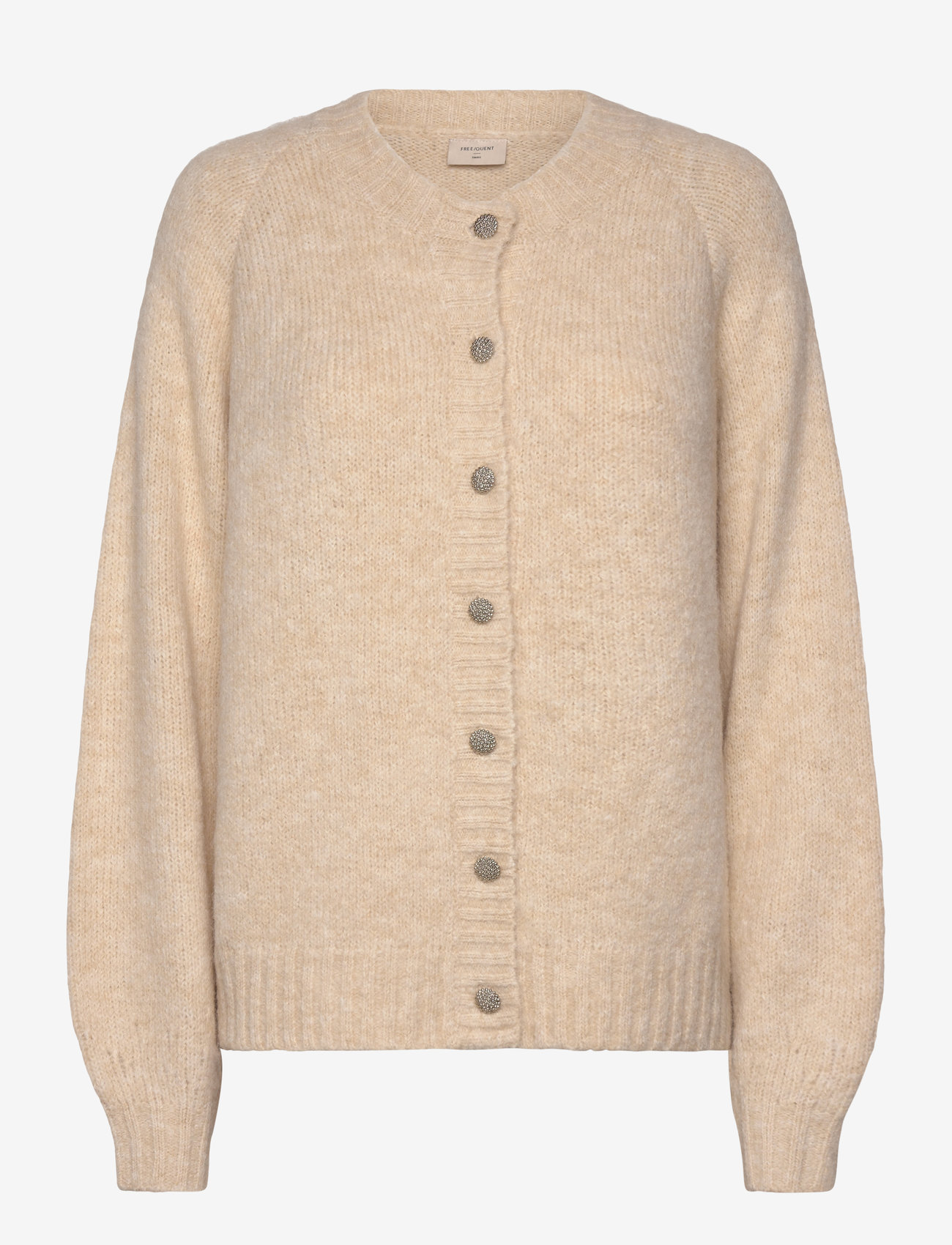 FREE/QUENT - FQLOUISA-CARDIGAN - cardigans - moonbeam melange - 0