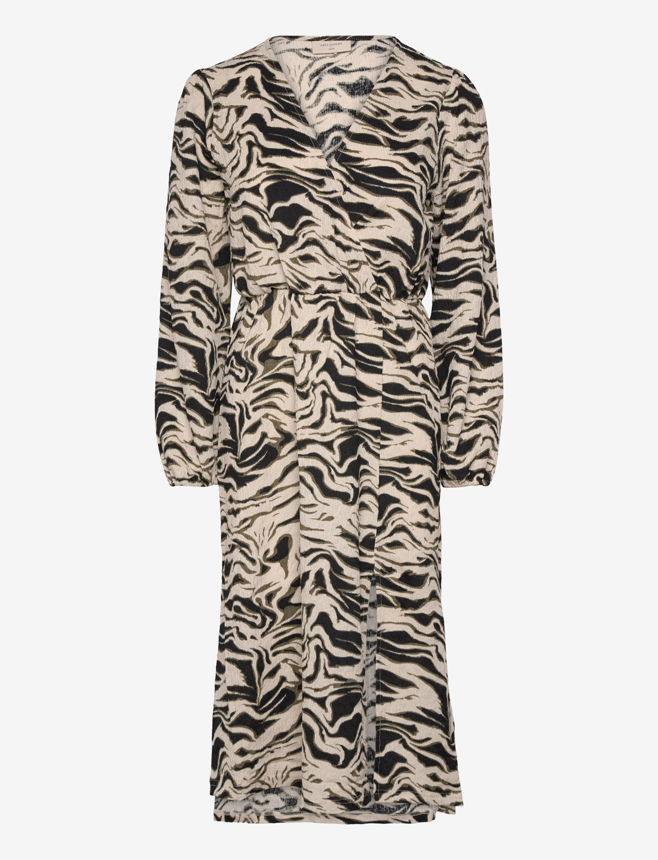 FREE/QUENT - FQNALIA-DRESS - omlottklänningar - deep depths w. black - 0