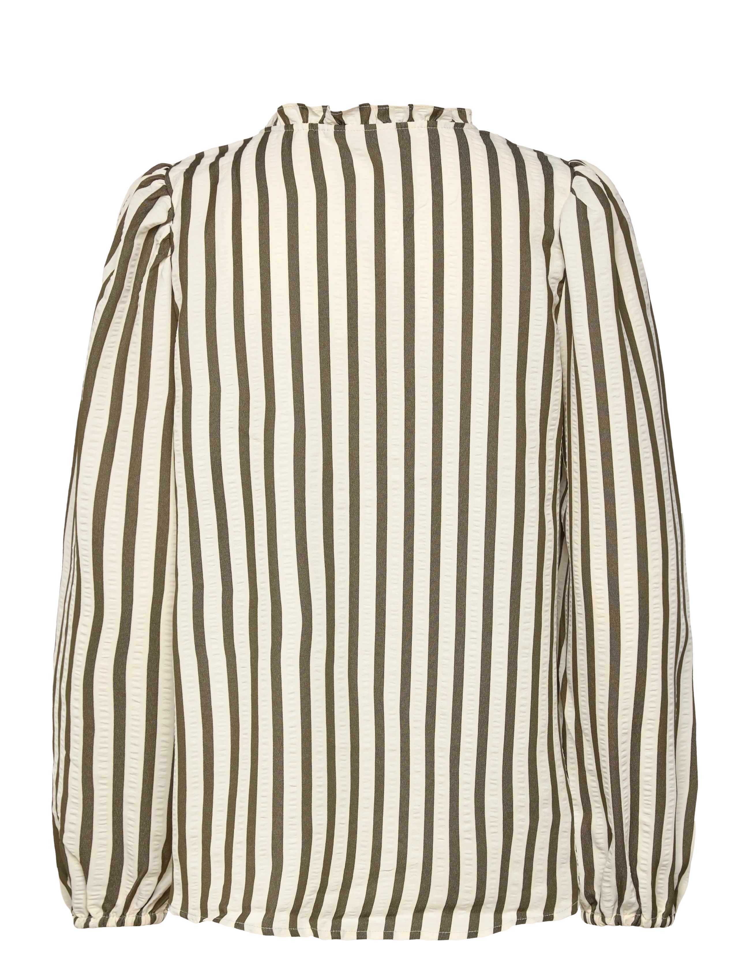 FREE/QUENT - FQNOTO-BLOUSE - långärmade blusar - star off-white w winter moss - 1