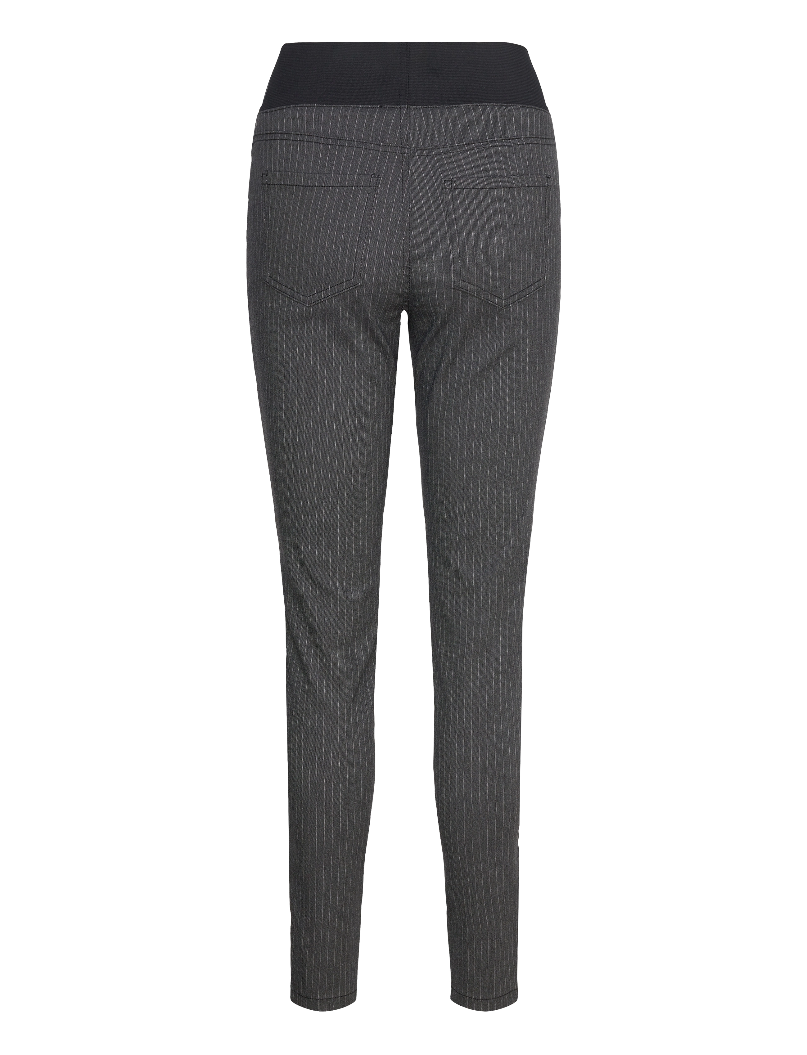 FREE/QUENT - FQSHANTAL-PANTS - dark grey mel w star off-white - 1