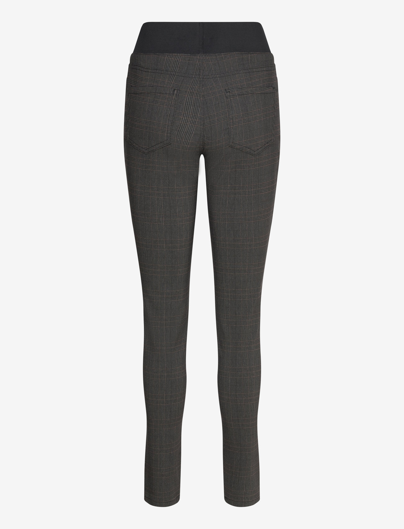 FREE/QUENT - FQSHANTAL-PANTS - dark grey mel. w. black - 1