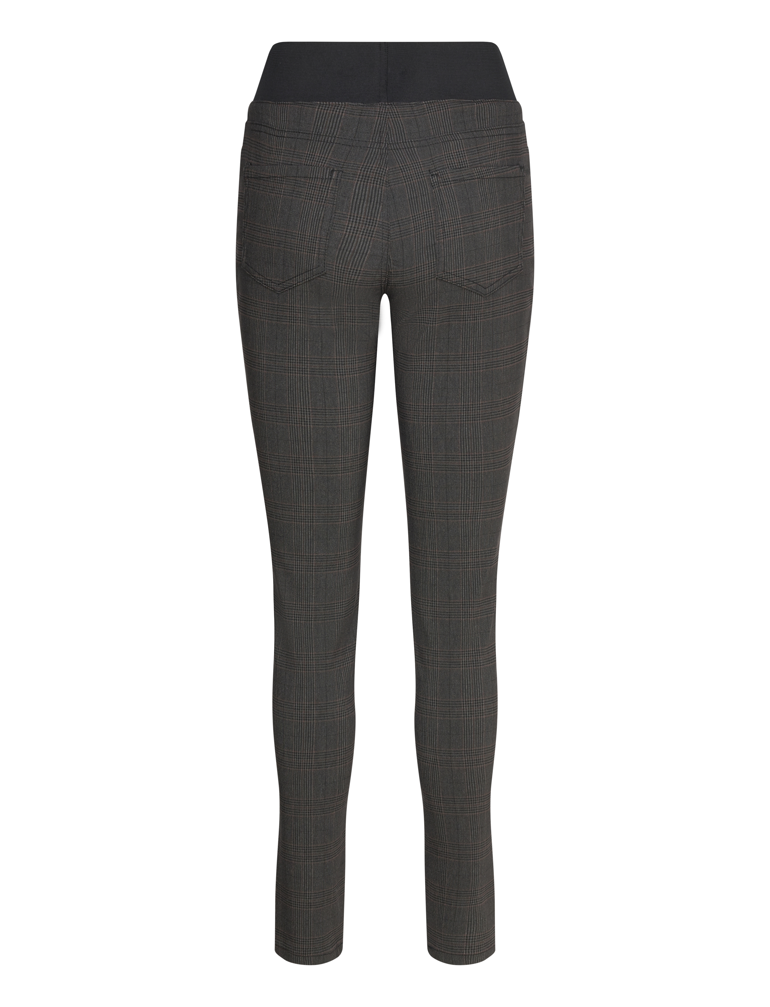 FREE/QUENT - FQSHANTAL-PANTS - dark grey mel. w. black - 1