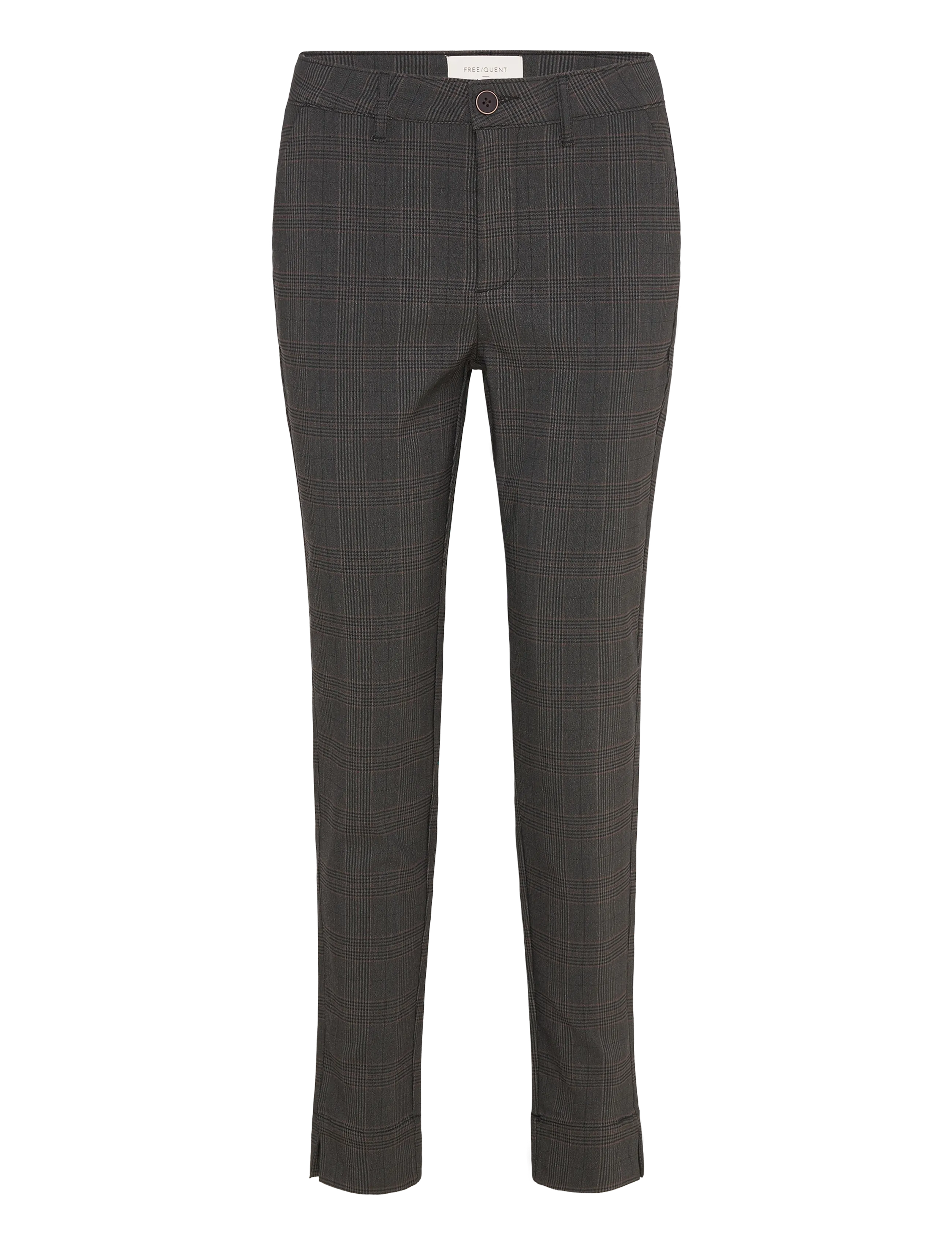 FREE/QUENT FQREX-PANTS - Tøj - DARK GREY MEL. W. BLACK / grey