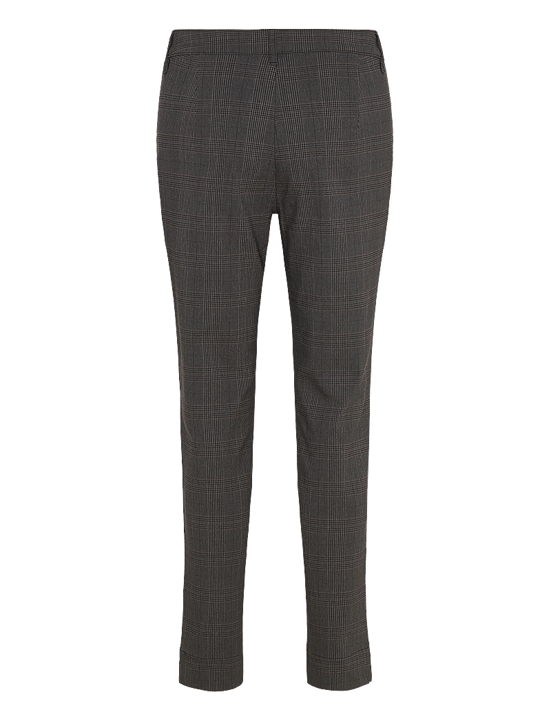 FREE/QUENT - FQREX-PANTS - kitsalõikelised püksid - dark grey mel. w. black - 1