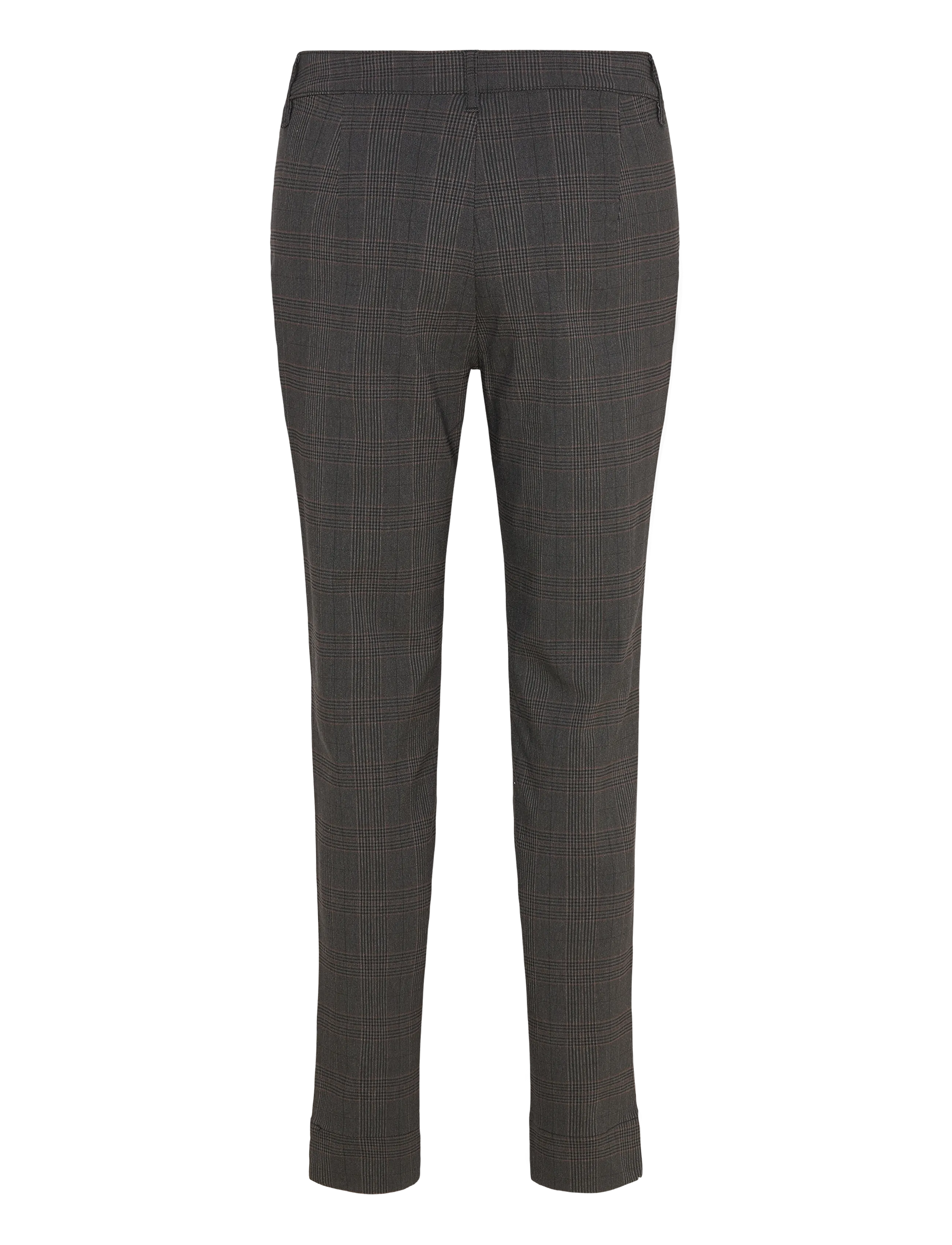 FREE/QUENT - FQREX-PANTS - slim fit hosen - dark grey mel. w. black - 1