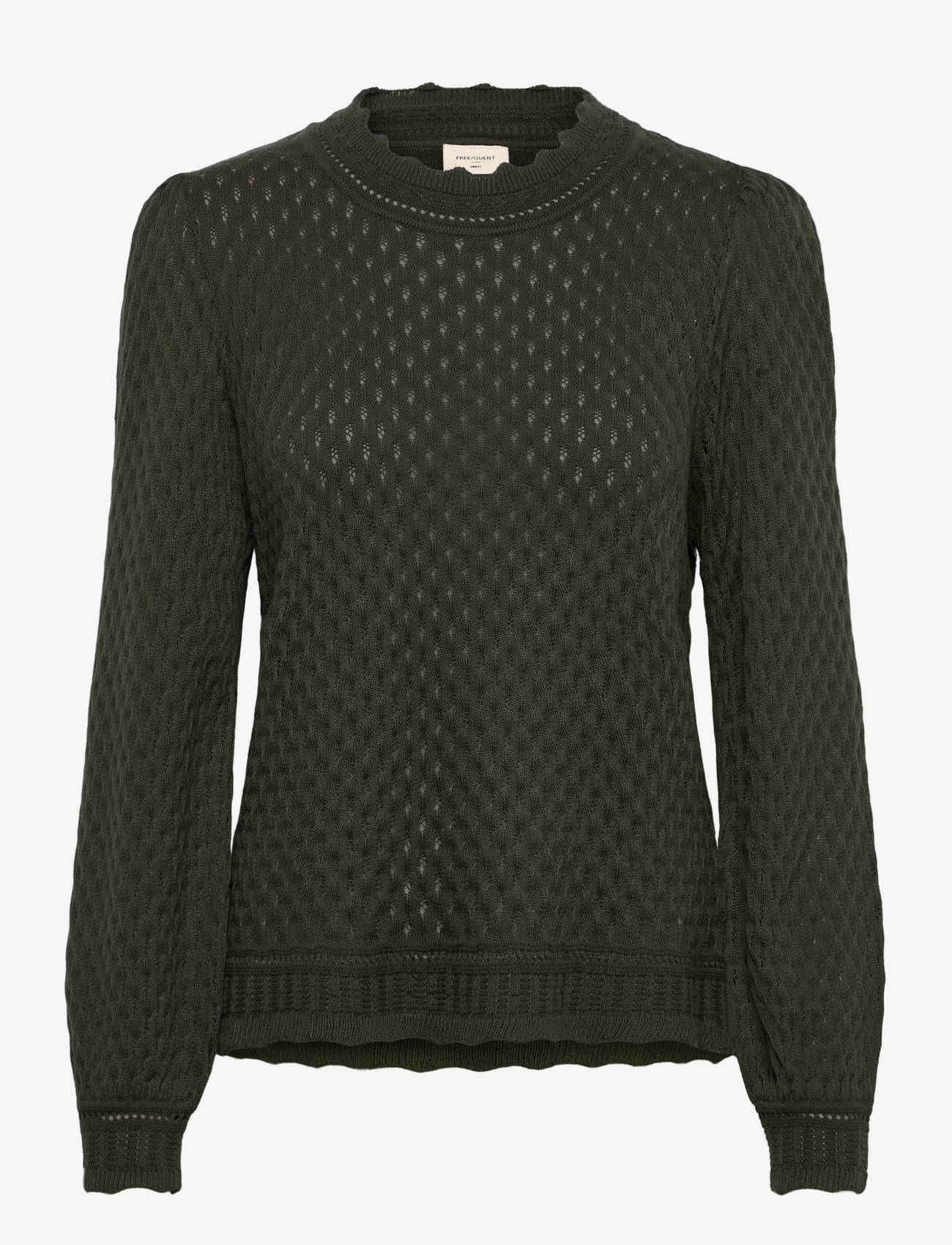 FREE/QUENT - FQGINA-PULLOVER - striktrøjer - kombu green - 0