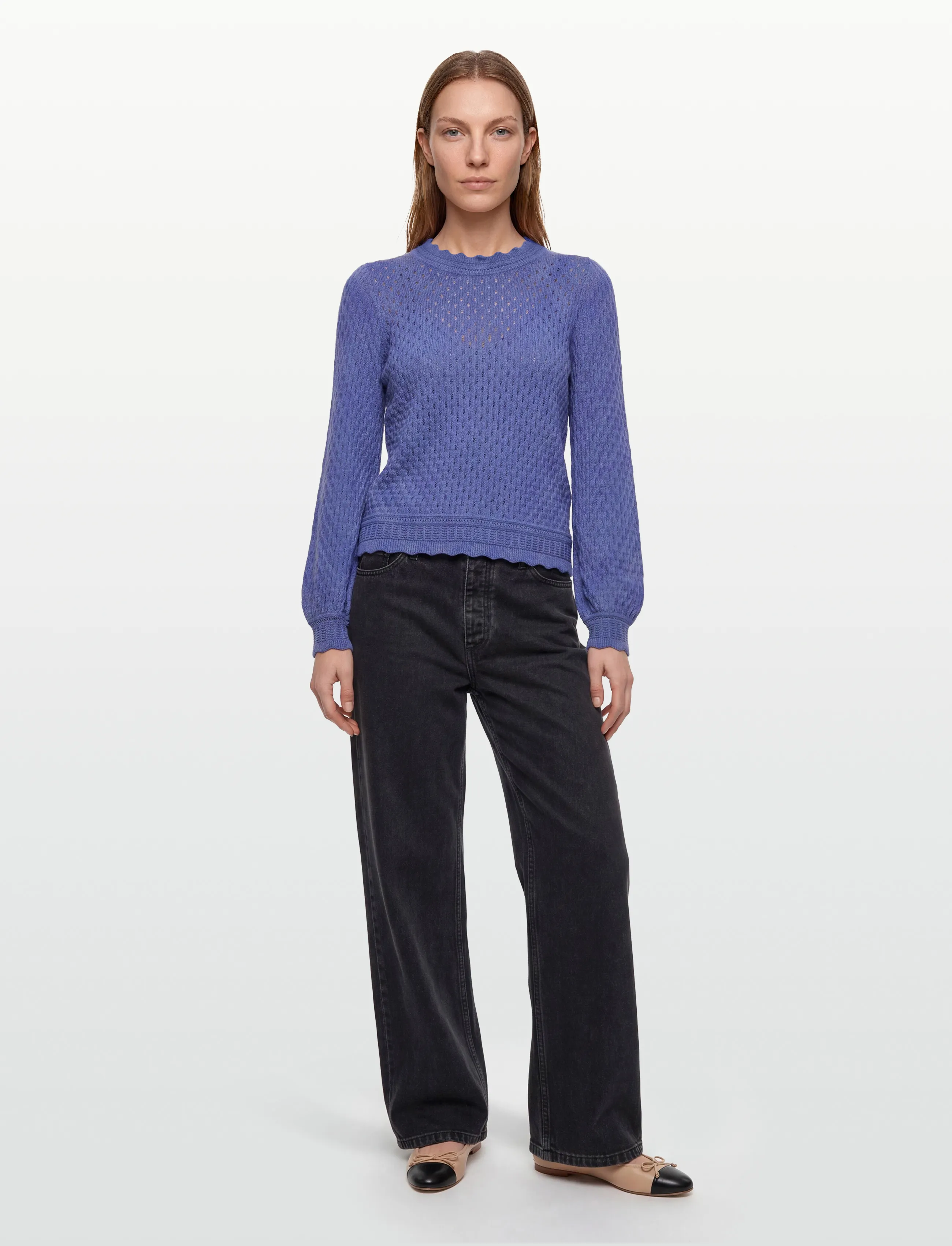 FREE/QUENT Fqgina-Pullover, XS, Blue, Strik > Trøjer, Dame
