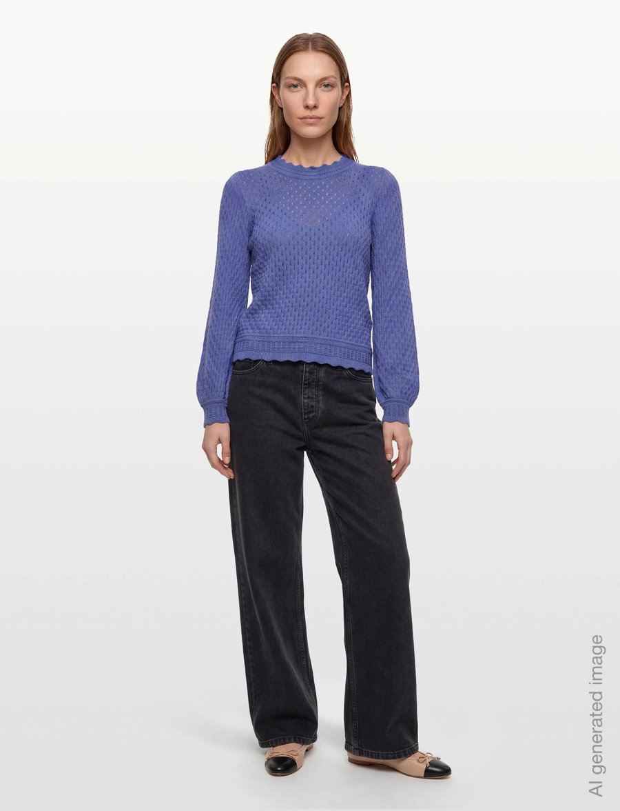 FREE/QUENT - FQGINA-PULLOVER - kampsunid - wedgewood - 0