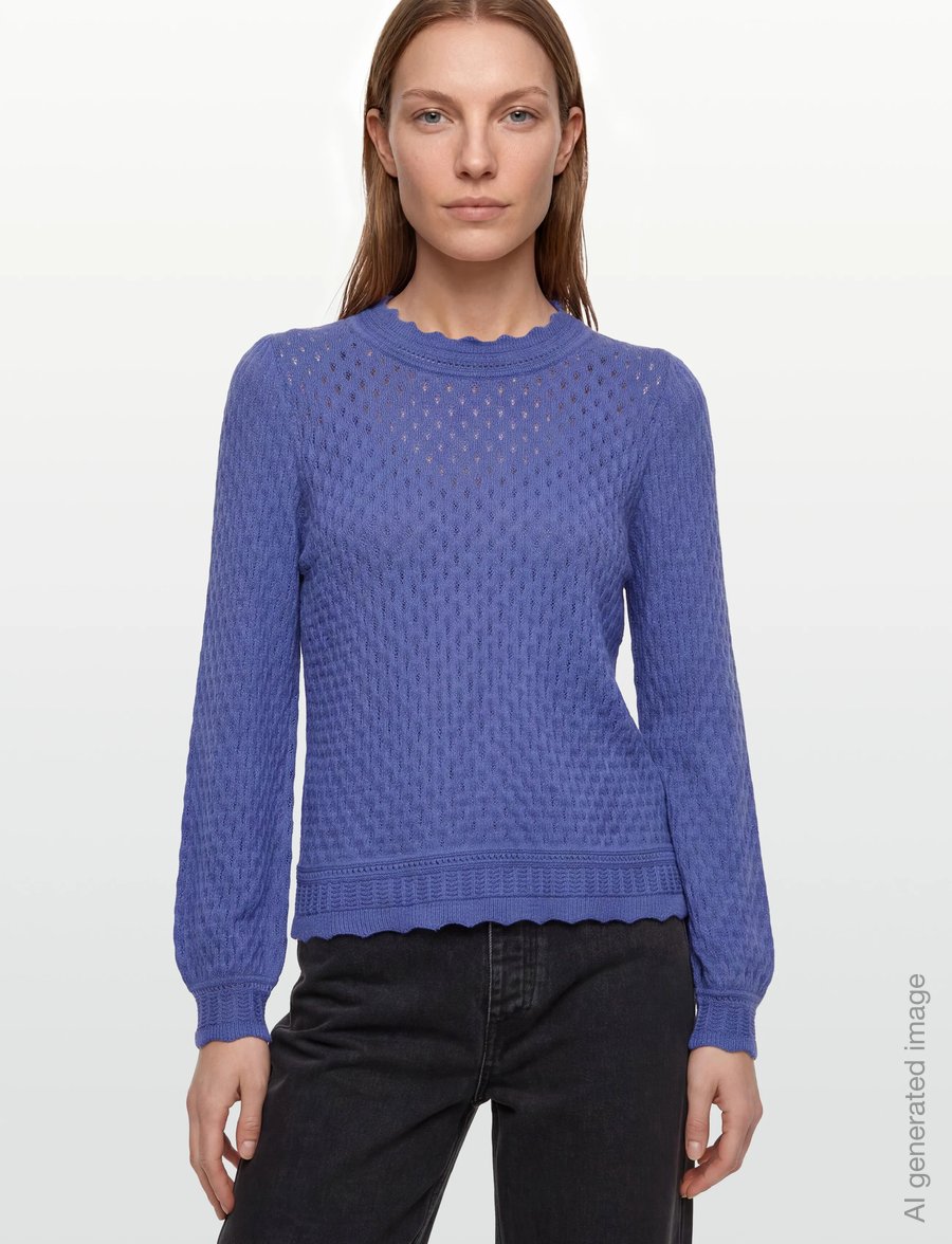 FREE/QUENT - FQGINA-PULLOVER - kampsunid - wedgewood - 3