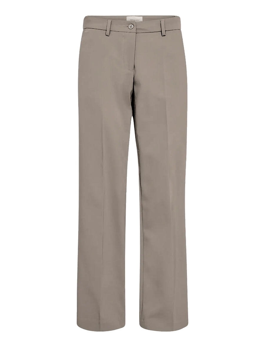 FREE/QUENT - FQISADORA-PANTS - hosen mit weitem bein - simply taupe - 1