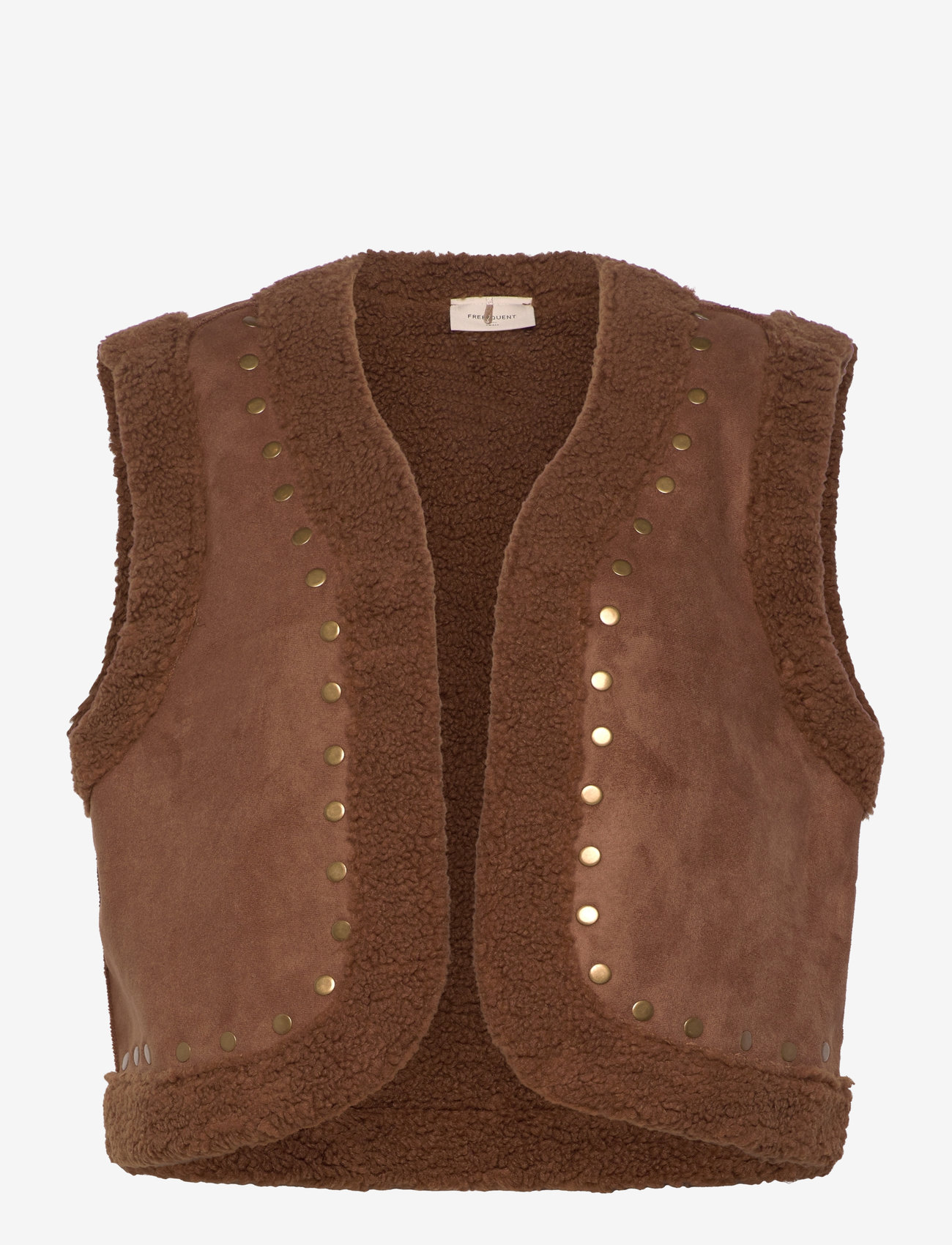 FREE/QUENT - FQLAMBY-WAISTCOAT - herbstjacken - partridge - 0