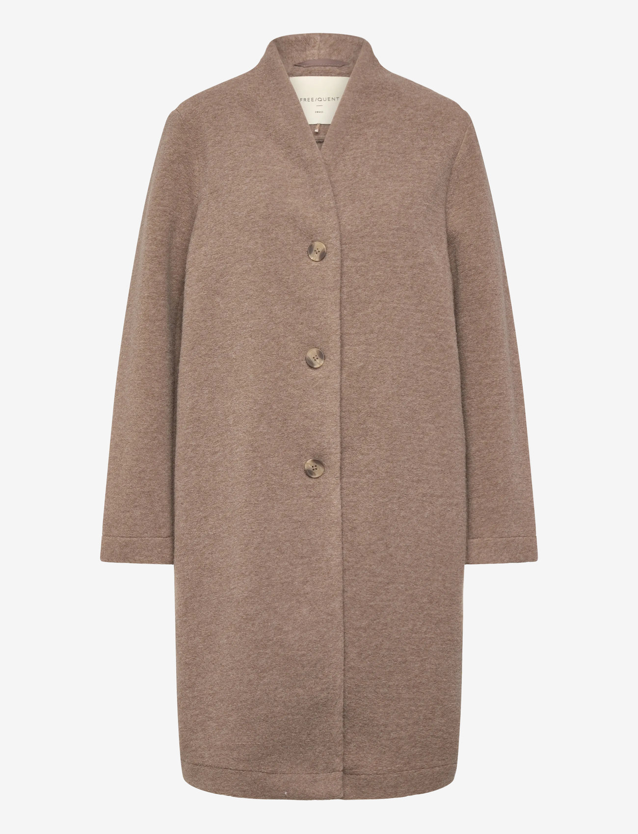 FREE/QUENT - FQNOELLE-JACKET - wollmäntel - silver mink melange - 0