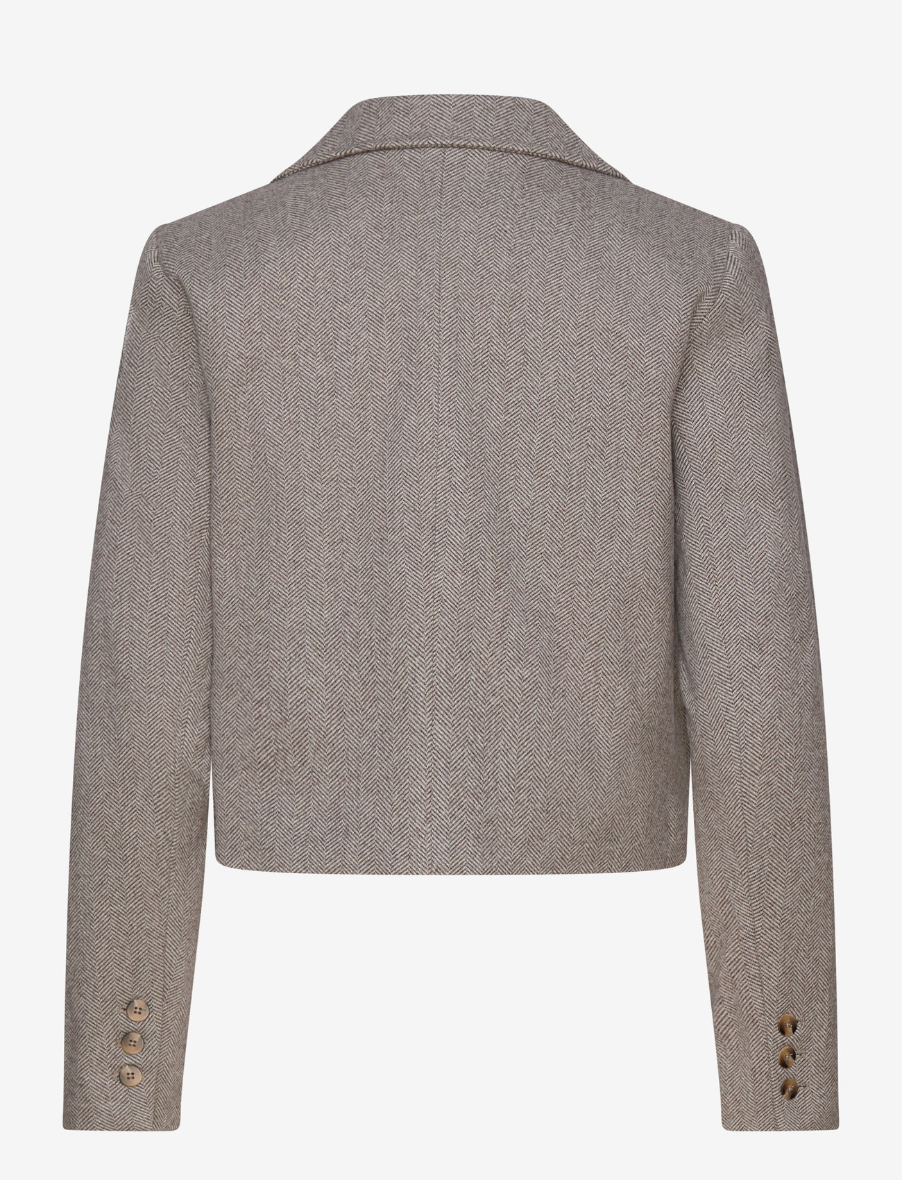 FREE/QUENT - FQSILLEN-JACKET - lgt grey mel. w. charcoal mel. - 2