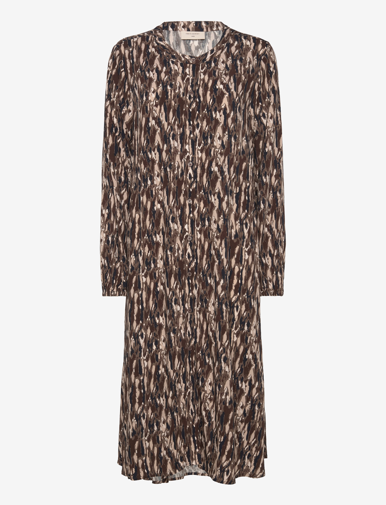 FREE/QUENT - FQADNEY-DRESS - midi kjoler - simply taupe w. navy blazer - 0