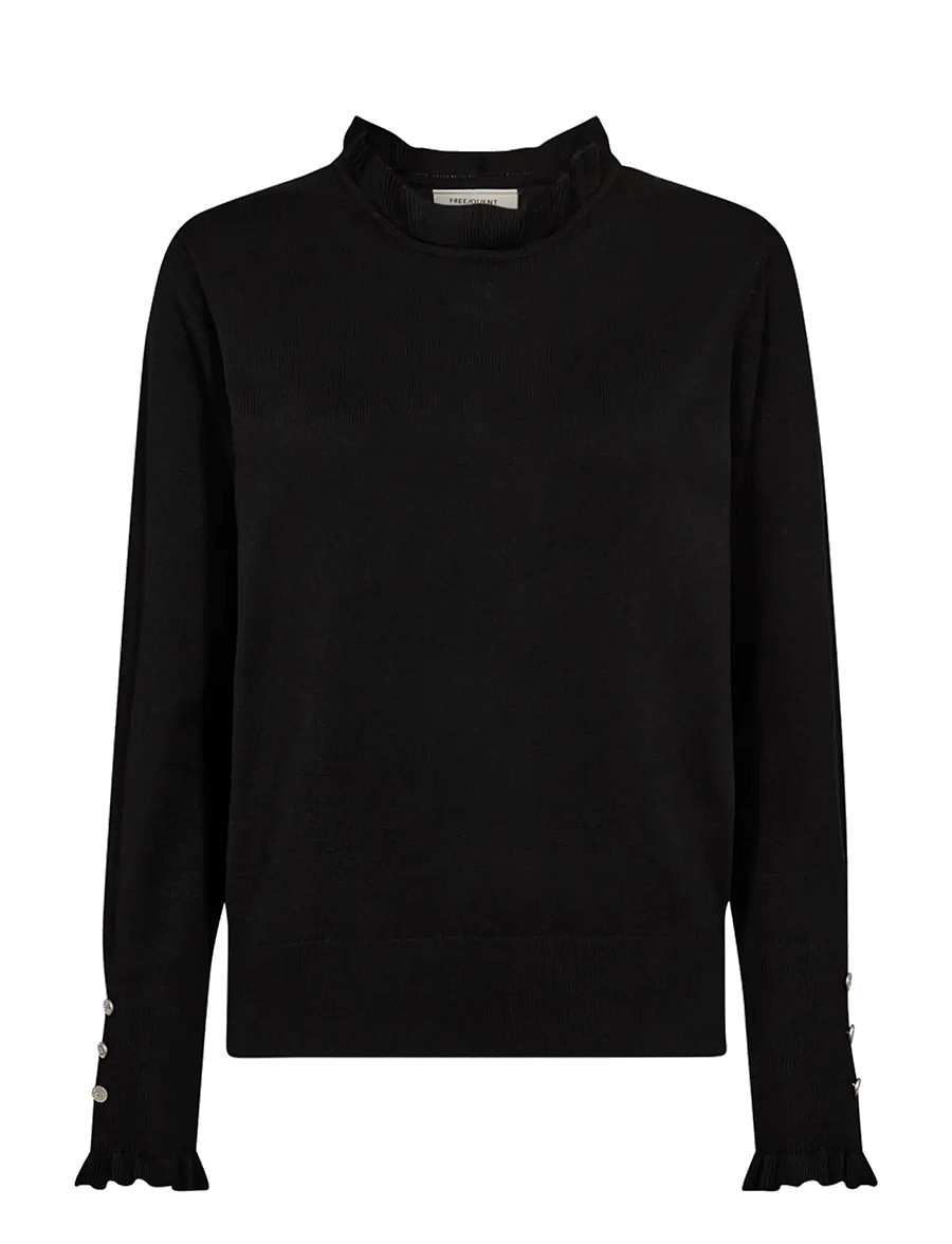 FREE/QUENT - FQKATIE-PULLOVER - kampsunid - black - 0