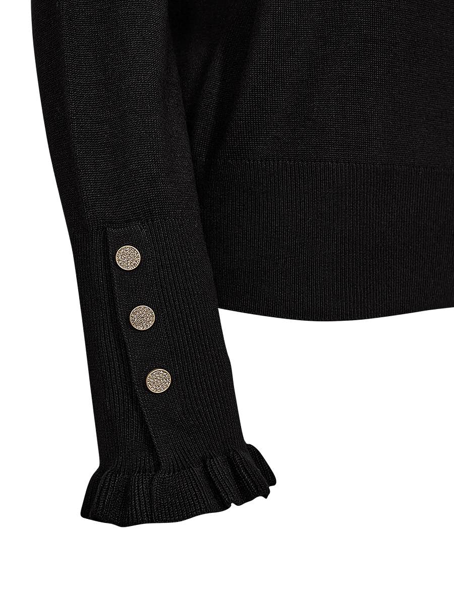 FREE/QUENT - FQKATIE-PULLOVER - kampsunid - black - 2
