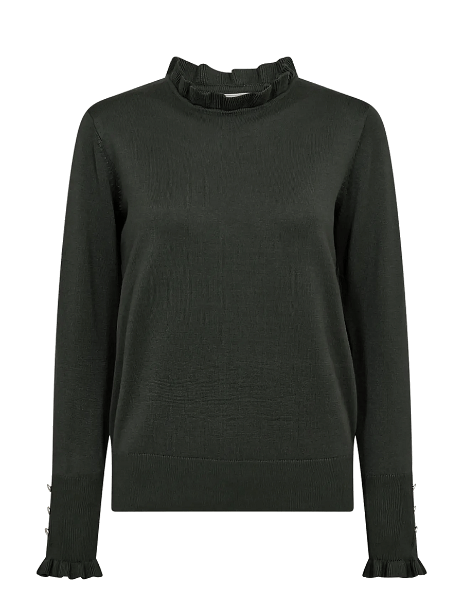 FREE/QUENT - FQKATIE-PULLOVER - deep forest - 0