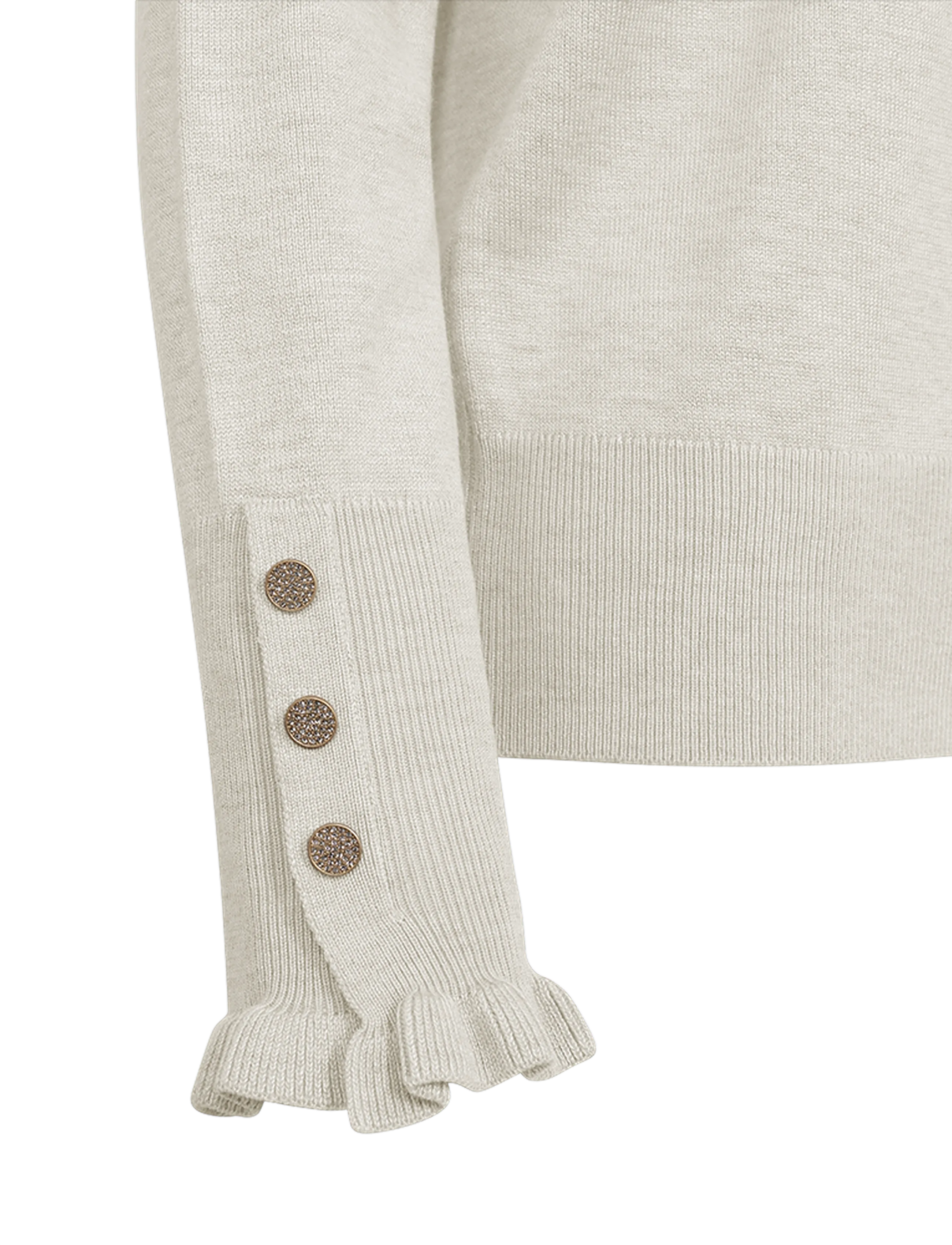 FREE/QUENT - FQKATIE-PULLOVER - kampsunid - moonbeam melange - 2