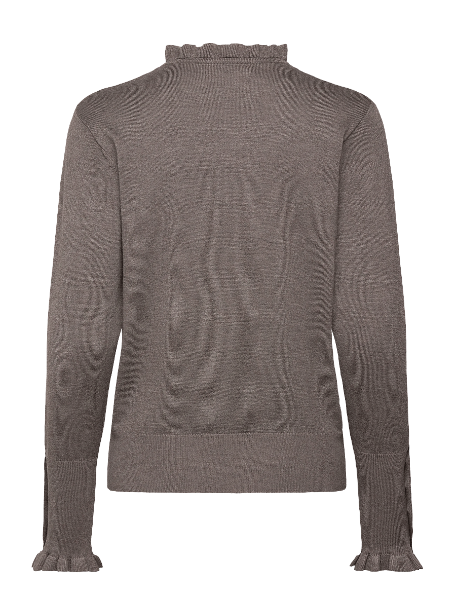 FREE/QUENT - FQKATIE-PULLOVER - morel melange - 1