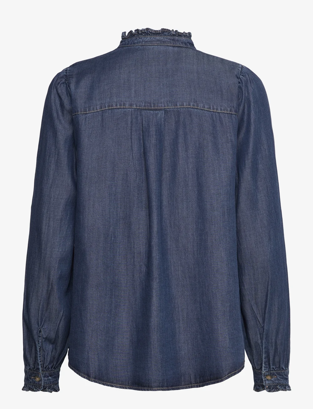 FREE/QUENT - Shirt - long-sleeved shirts - medium blue denim - 2