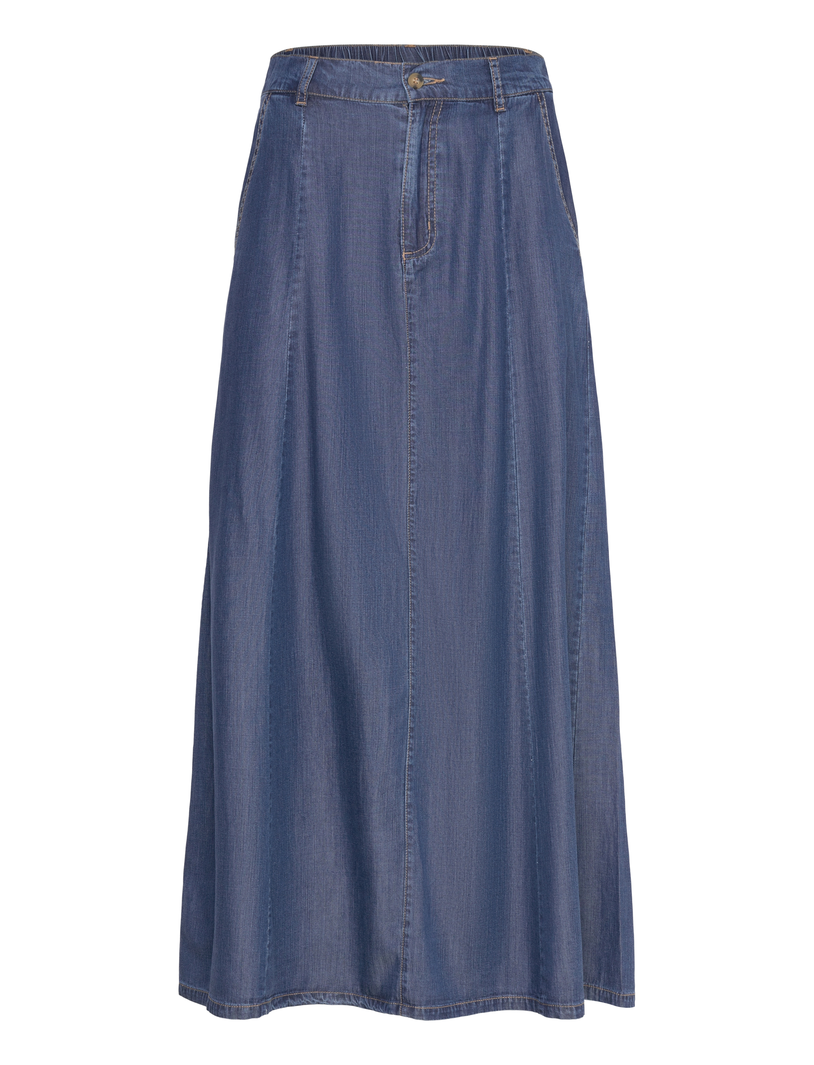 FREE/QUENT FQWILKE-SKIRT - Tøj - MEDIUM BLUE DENIM / blue