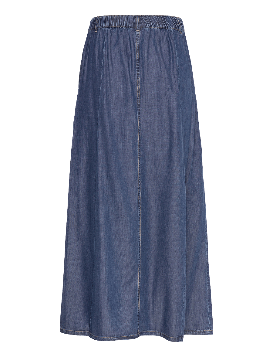FREE/QUENT - FQWILKE-SKIRT - jeansröcke - medium blue denim - 2
