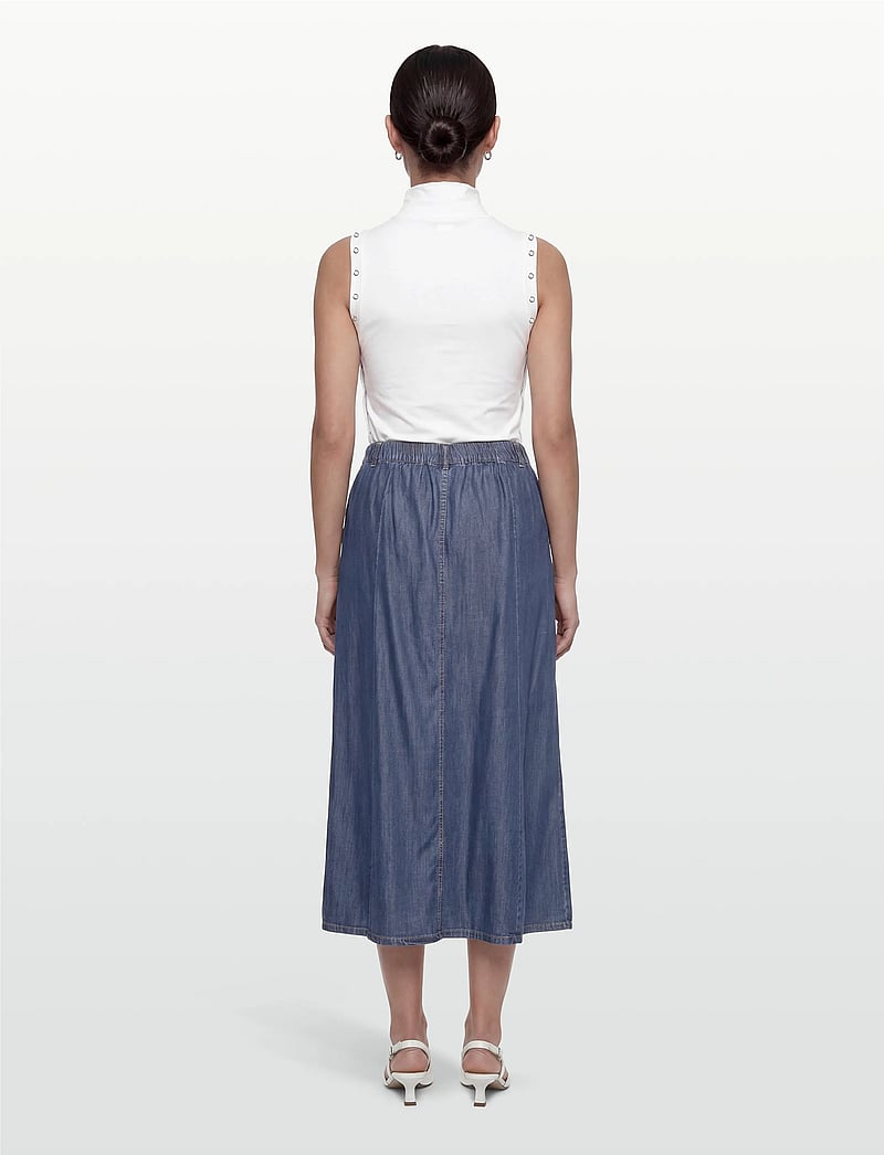 FREE/QUENT - FQWILKE-SKIRT - denimnederdele - medium blue denim - 4