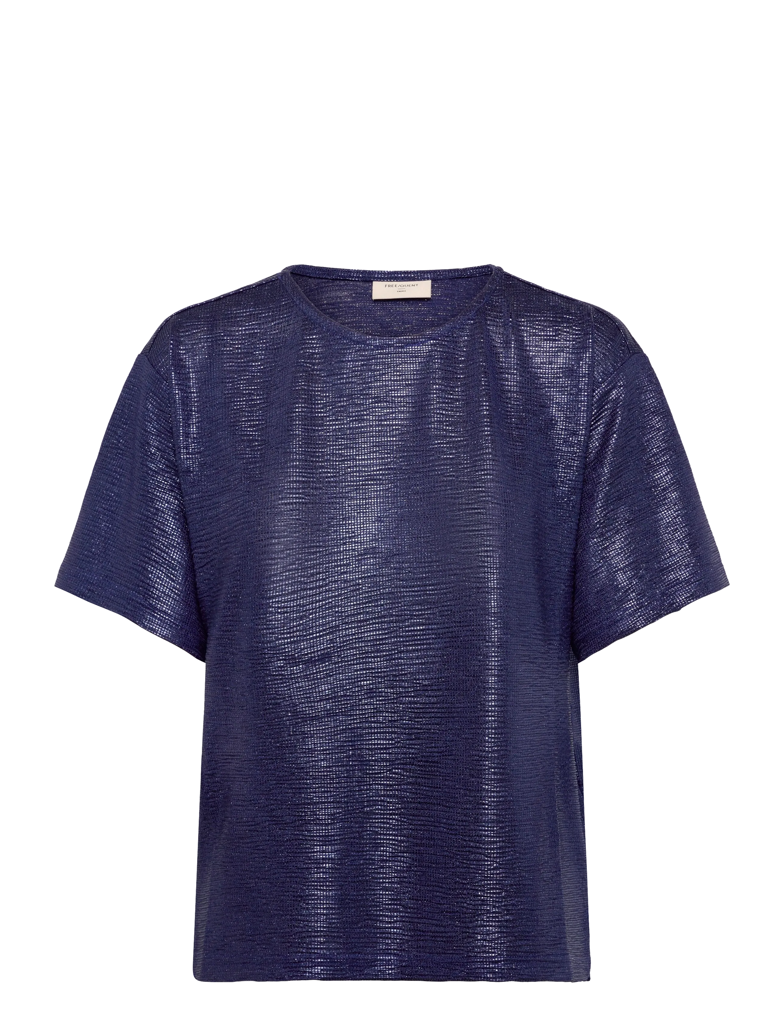 FREE/QUENT Fqsatina-Tee Navy - XS - Damen