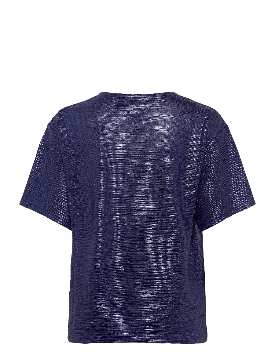 FREE/QUENT - FQSATINA-TEE - kortærmede bluser - patriot blue - 1