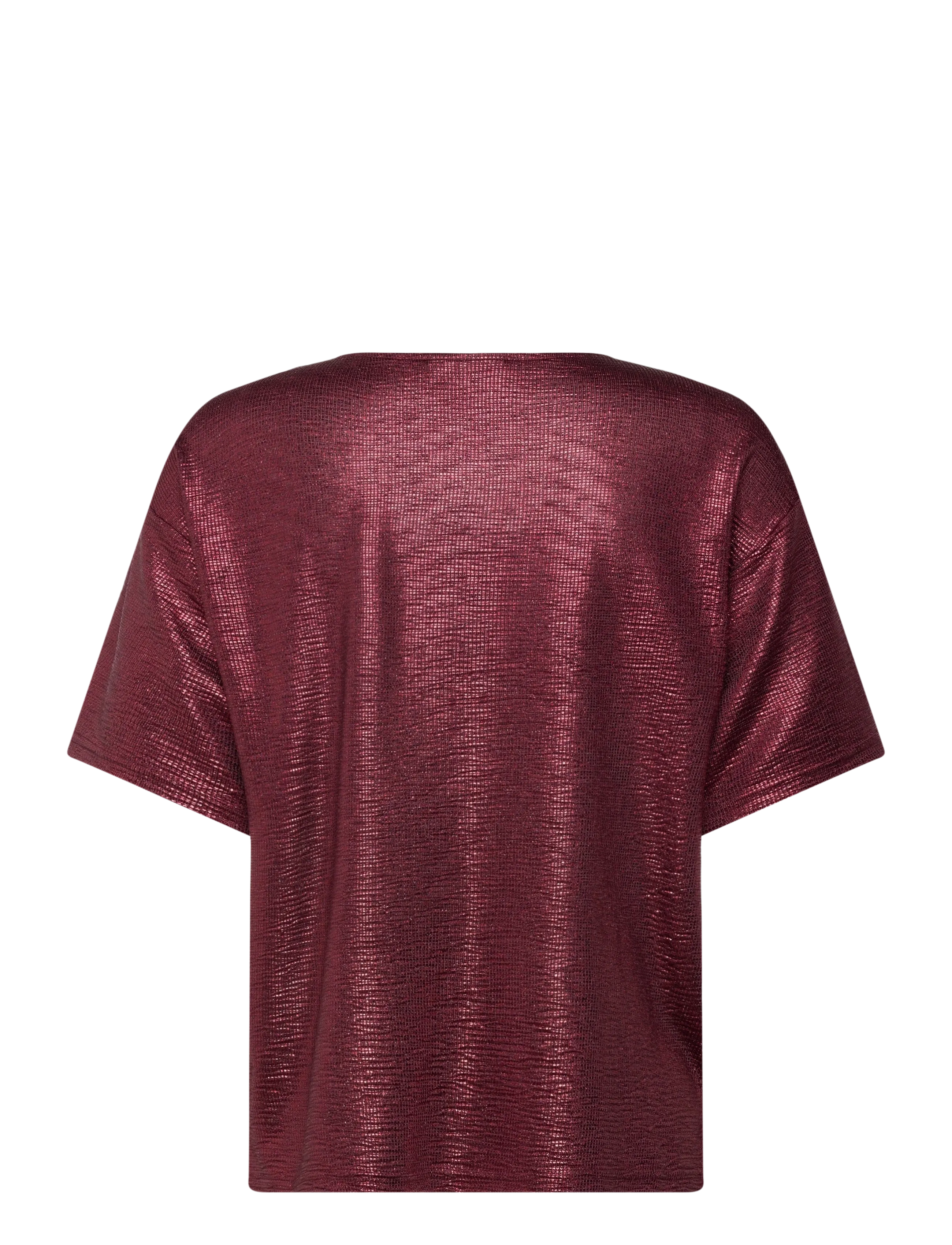 FREE/QUENT - FQSATINA-TEE - kortærmede bluser - port royale - 1