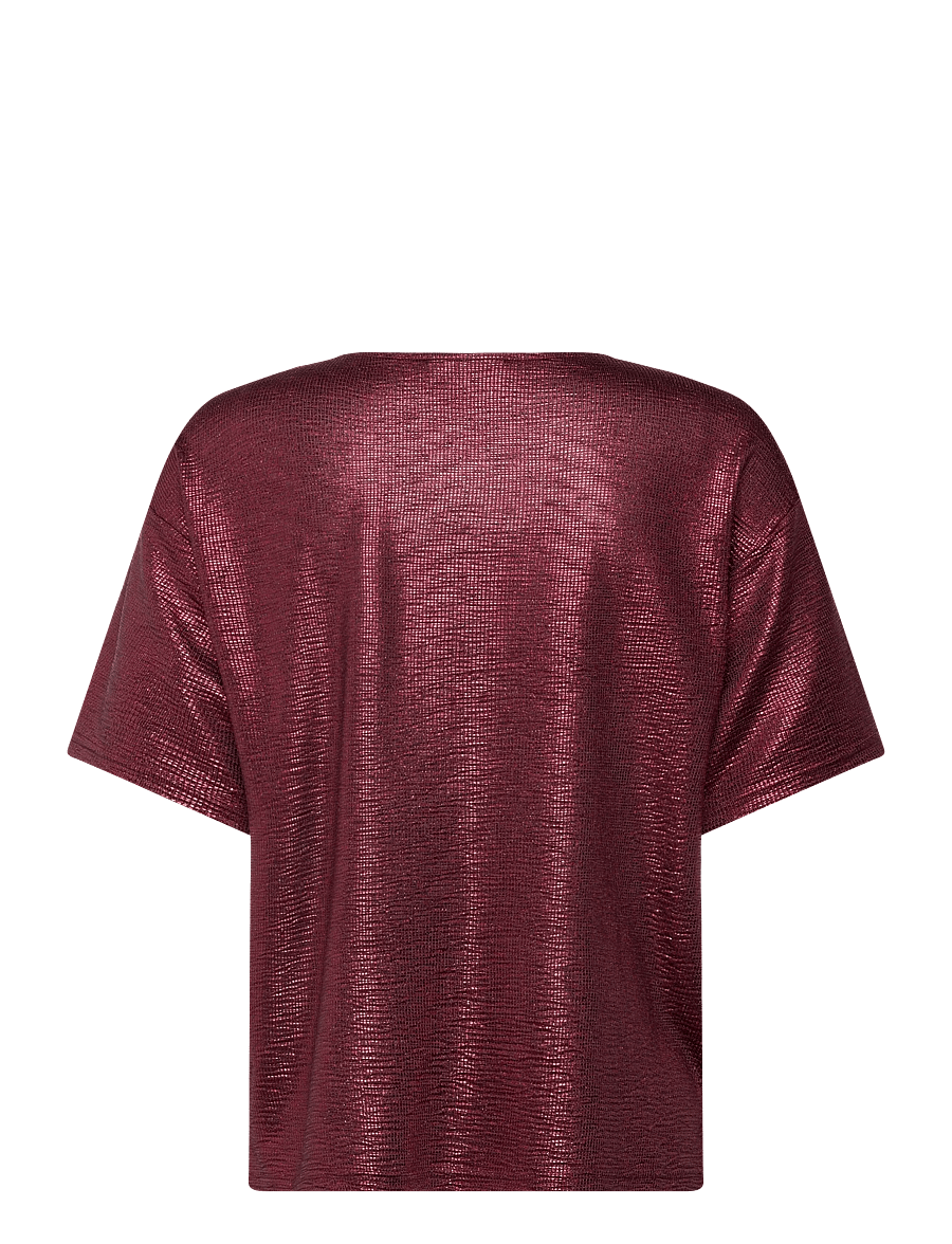 FREE/QUENT - FQSATINA-TEE - short-sleeved blouses - port royale - 1