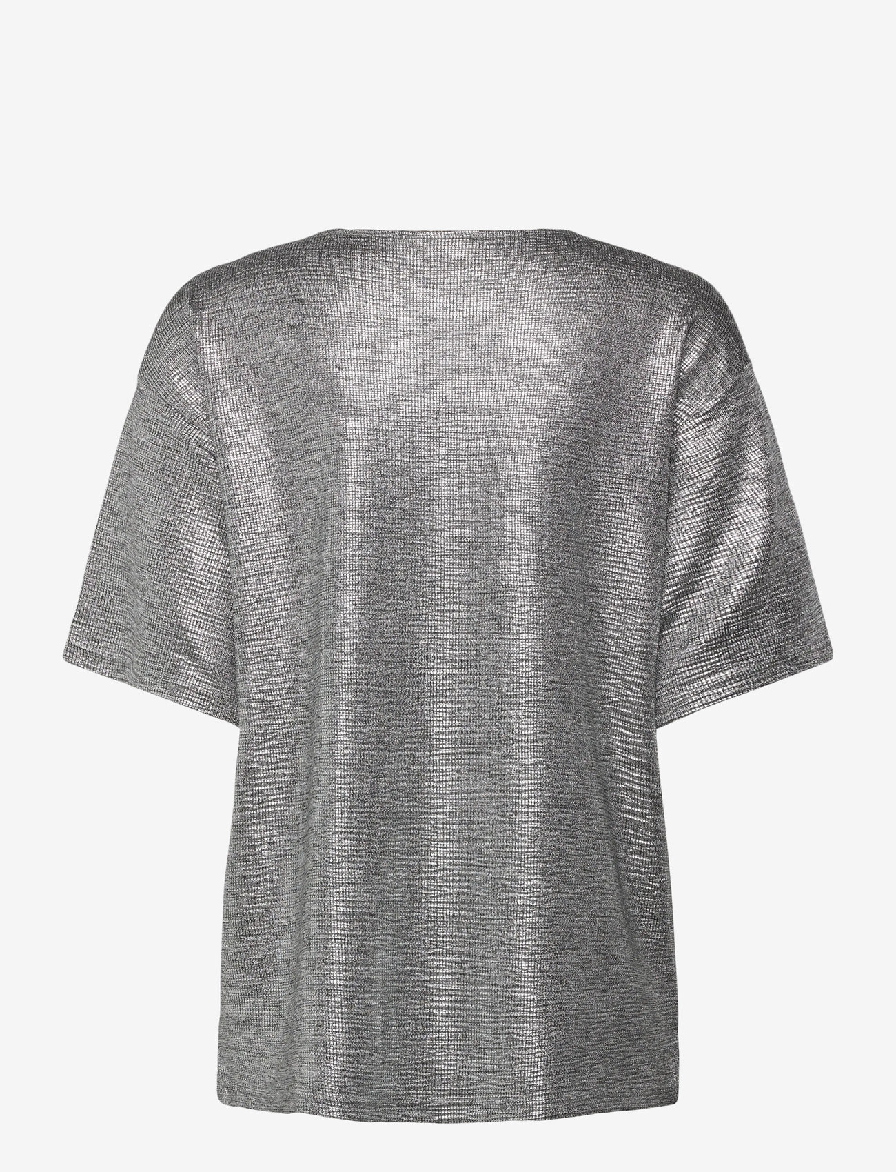 FREE/QUENT - T-shirt from Freequent - lühikeste varrukatega pluusid - silver - 2