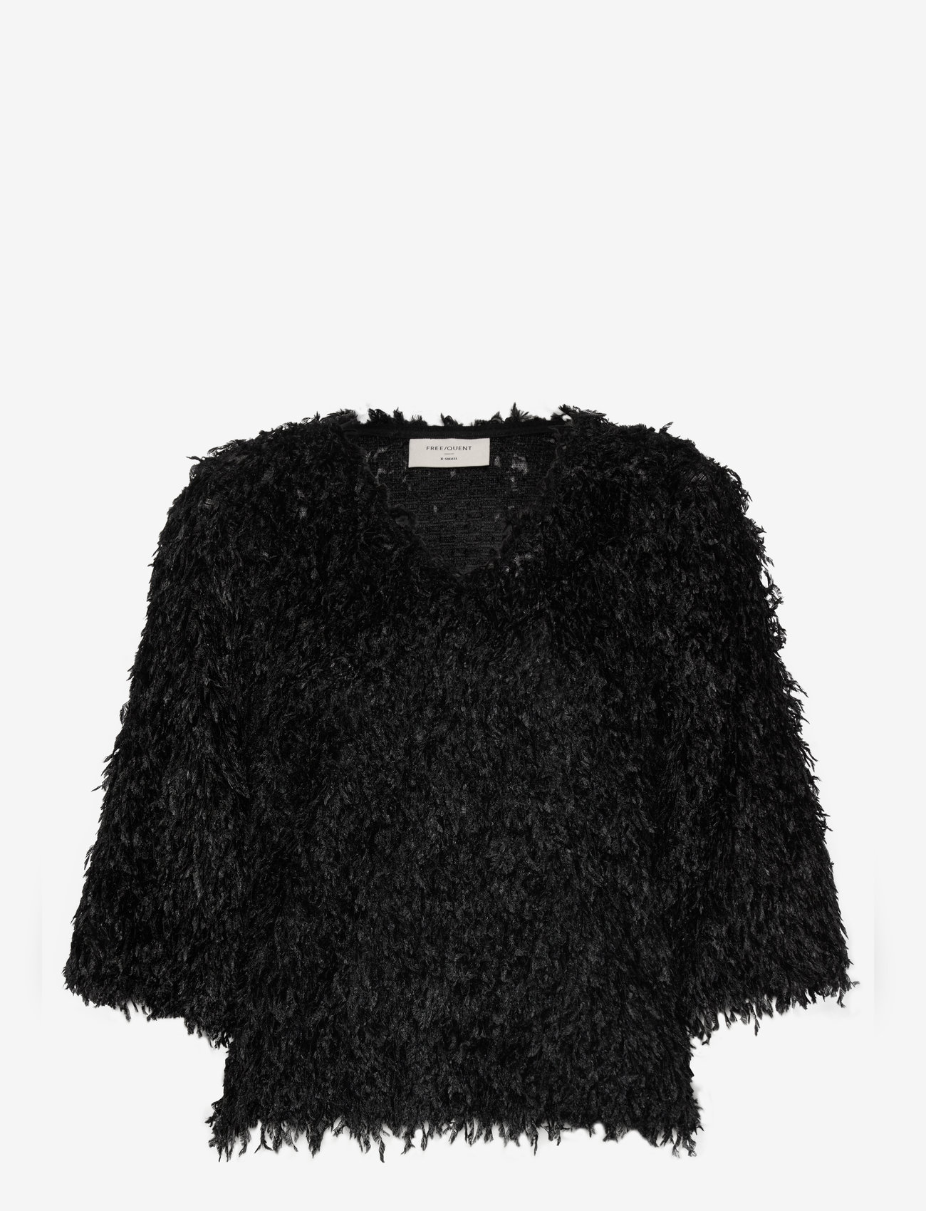 FREE/QUENT - FQBISKA-BLOUSE - short-sleeved blouses - black - 1