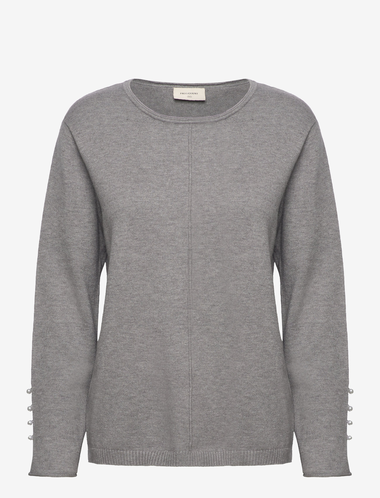FREE/QUENT - FQCLAURA-PULLOVER - herbstliche kleidung - medium grey mlg. - 0