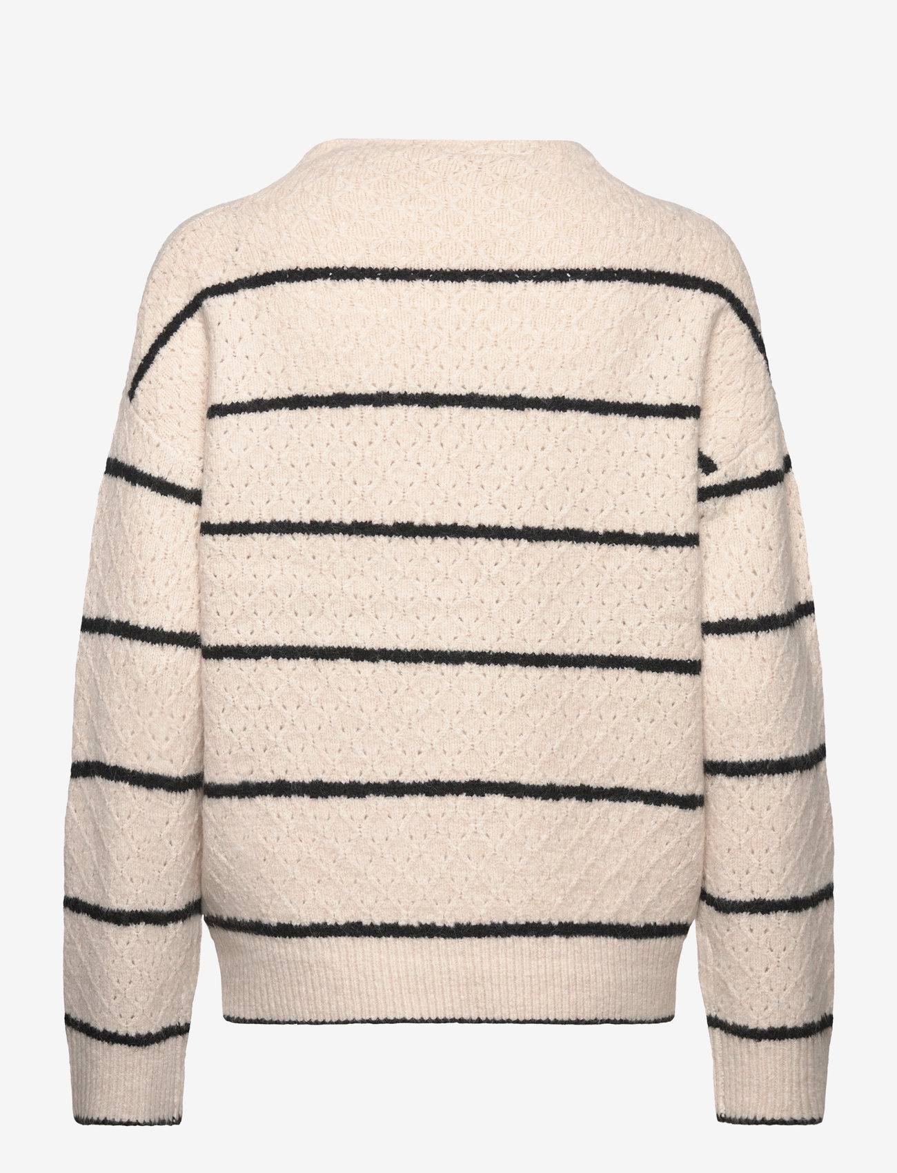 FREE/QUENT - FQHARA-PULLOVER - herbstliche kleidung - moonbeam melange w. black - 2